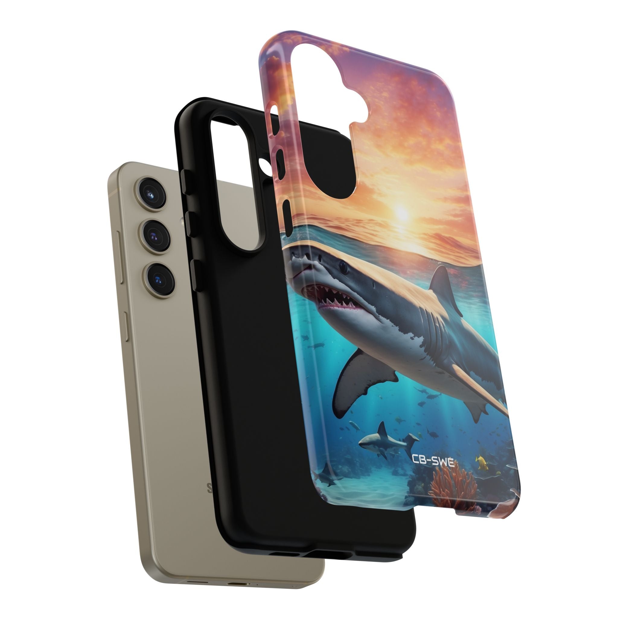 Shark Swims Through - Samsung Case