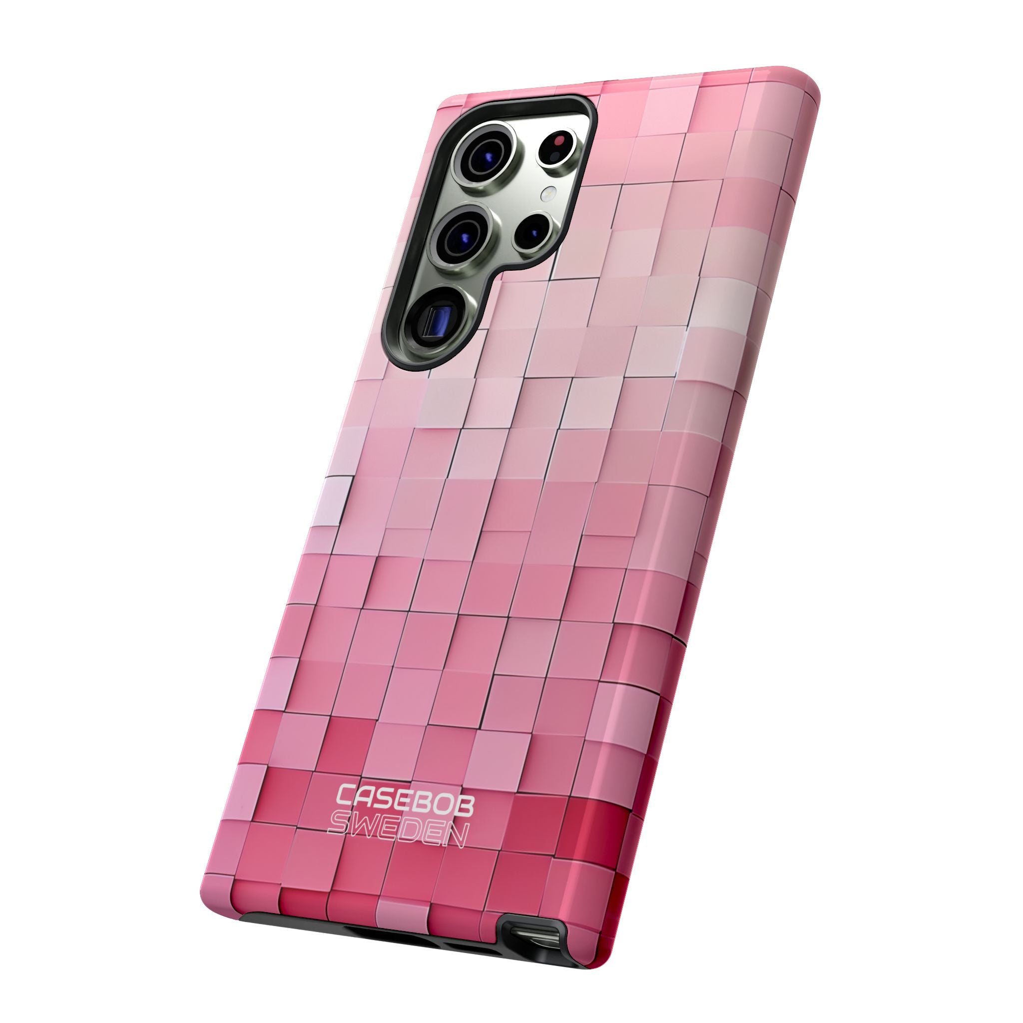 Pink Mosaic Glow Samsung S23 - Tough