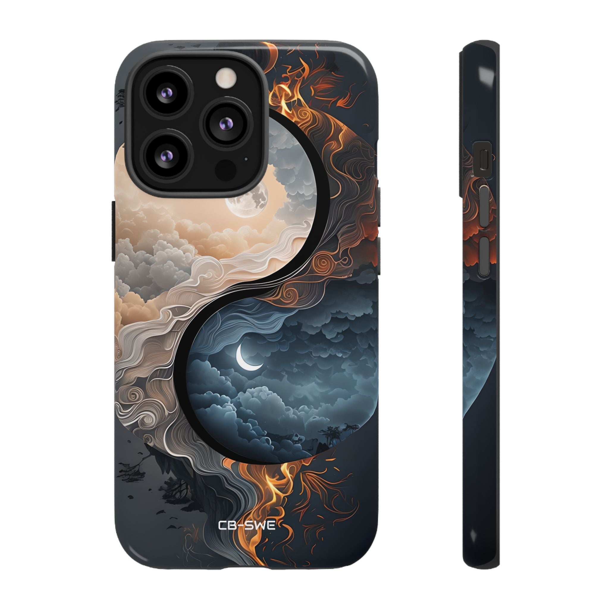 Moonlit Elemental Harmony - iPhone Case