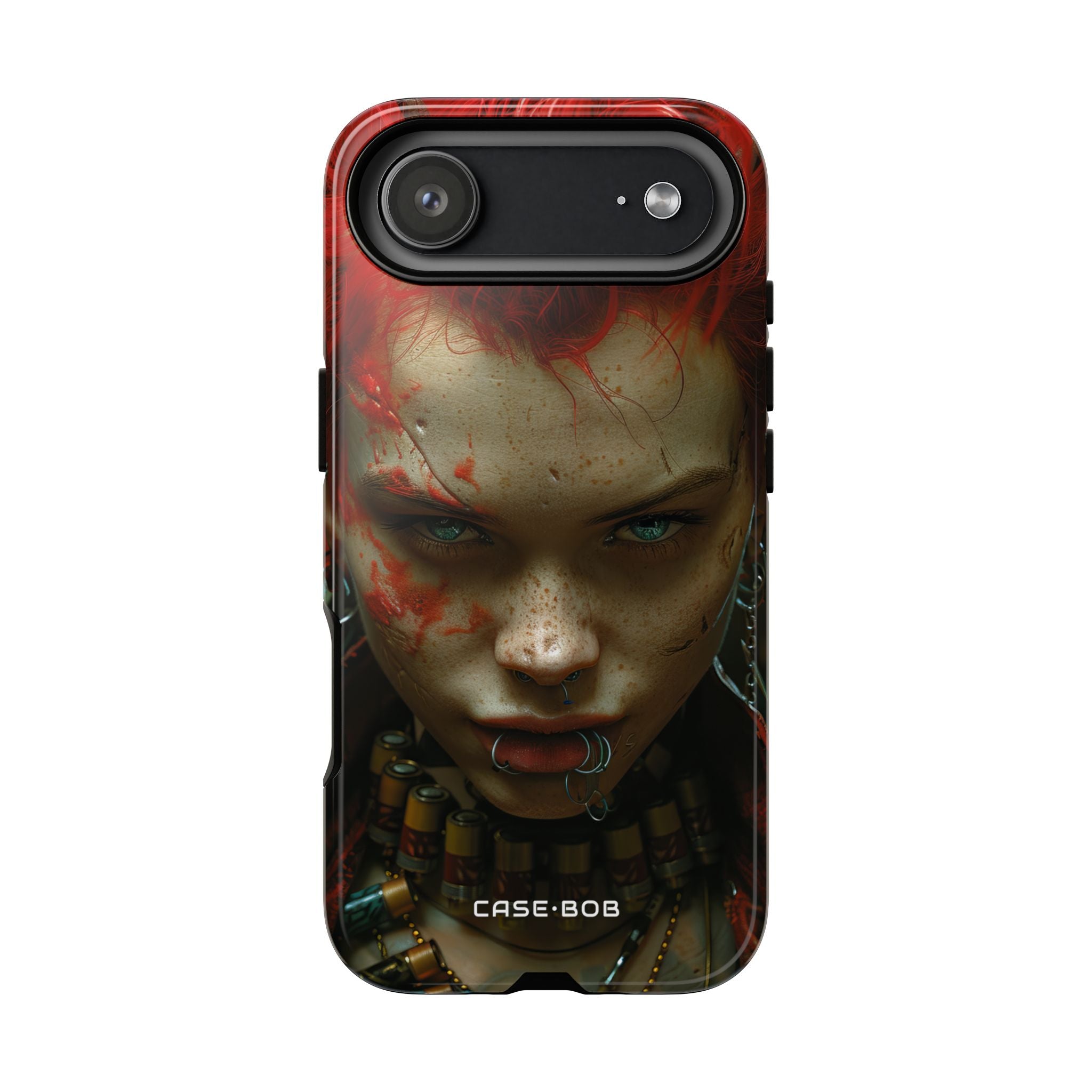 Red Spike Gaze iPhone 17 Air Case - Tough