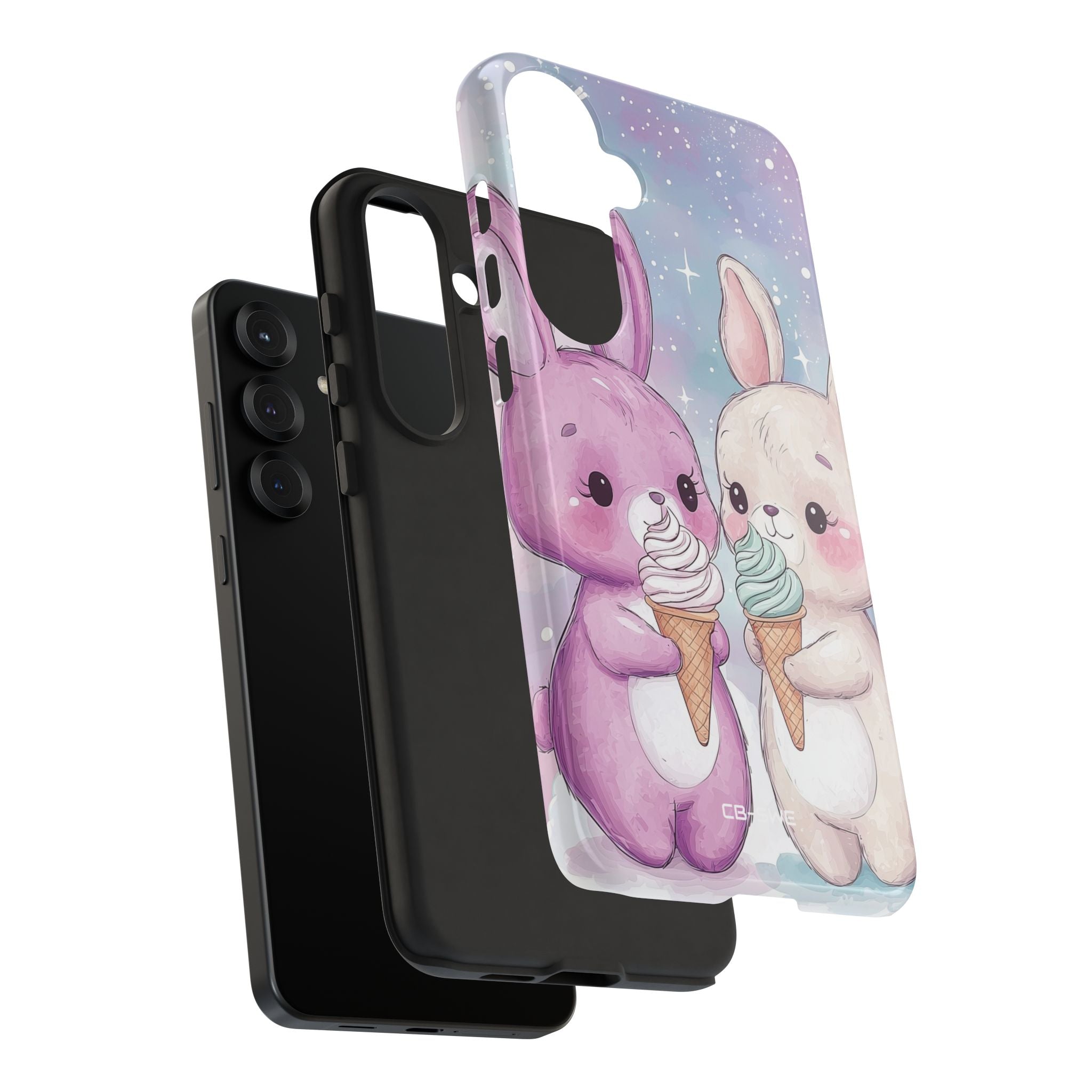 Rabbits Enjoy Ice Cream - Samsung Case