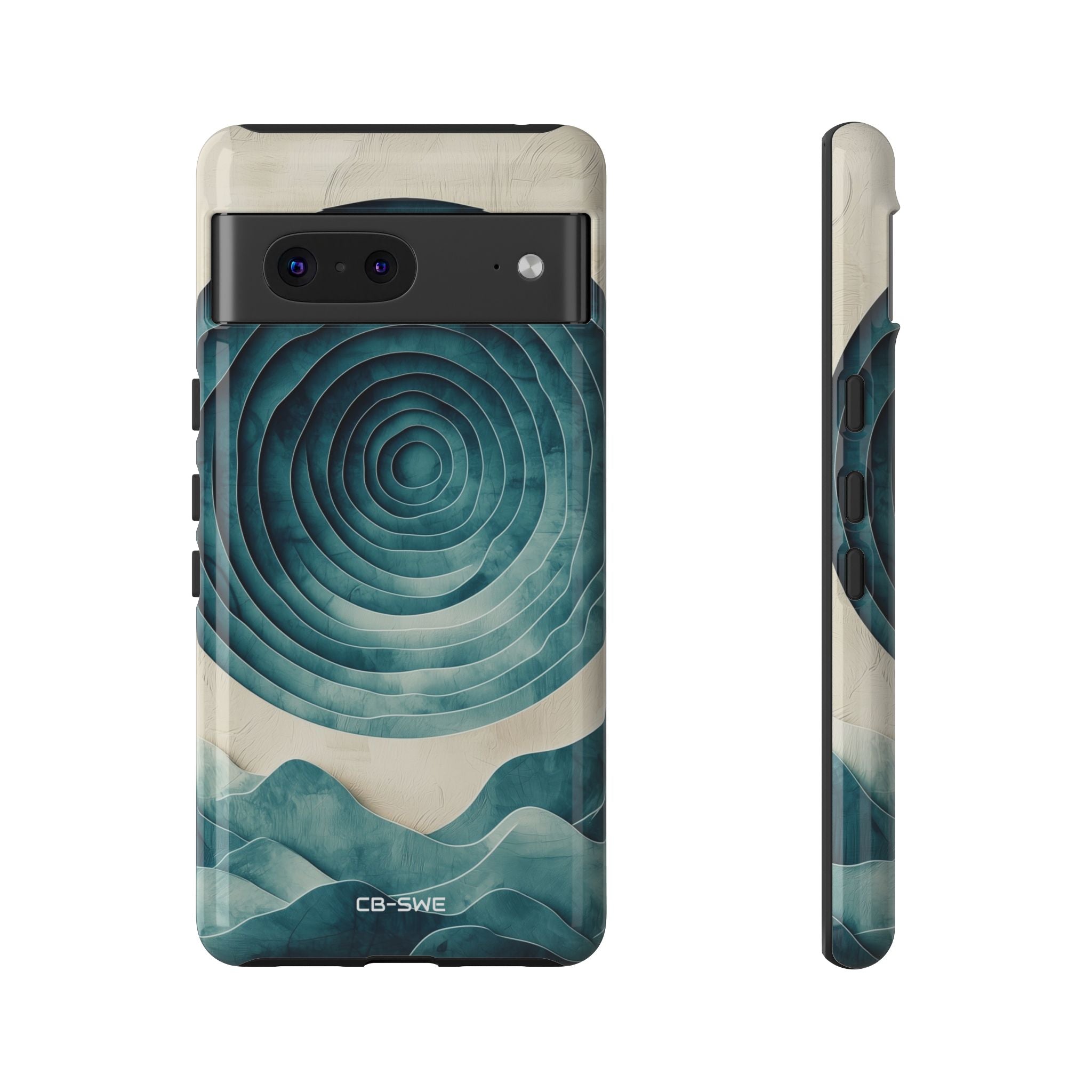 Waves Embrace Circles - Google Pixel Case