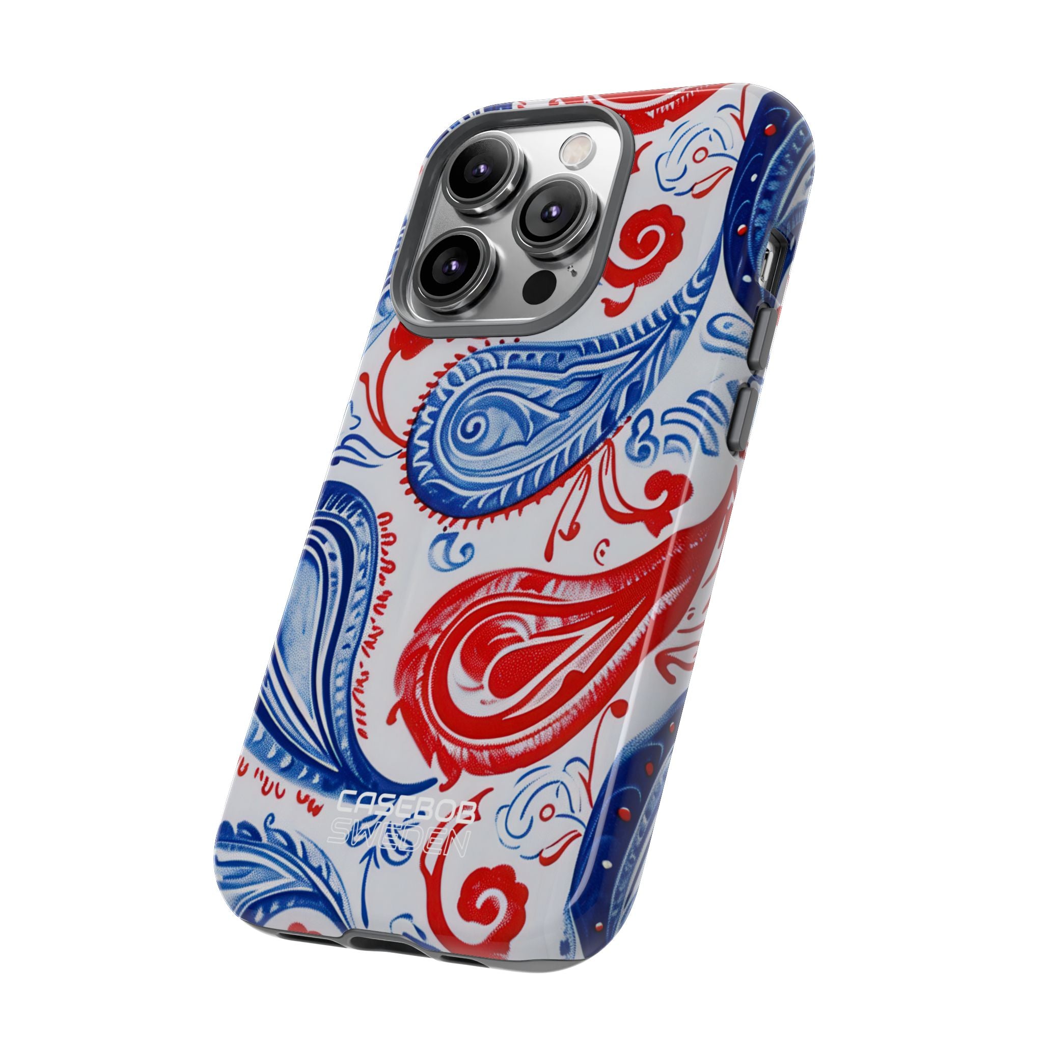 Vortici Paisley vivaci iPhone 14 - Tough