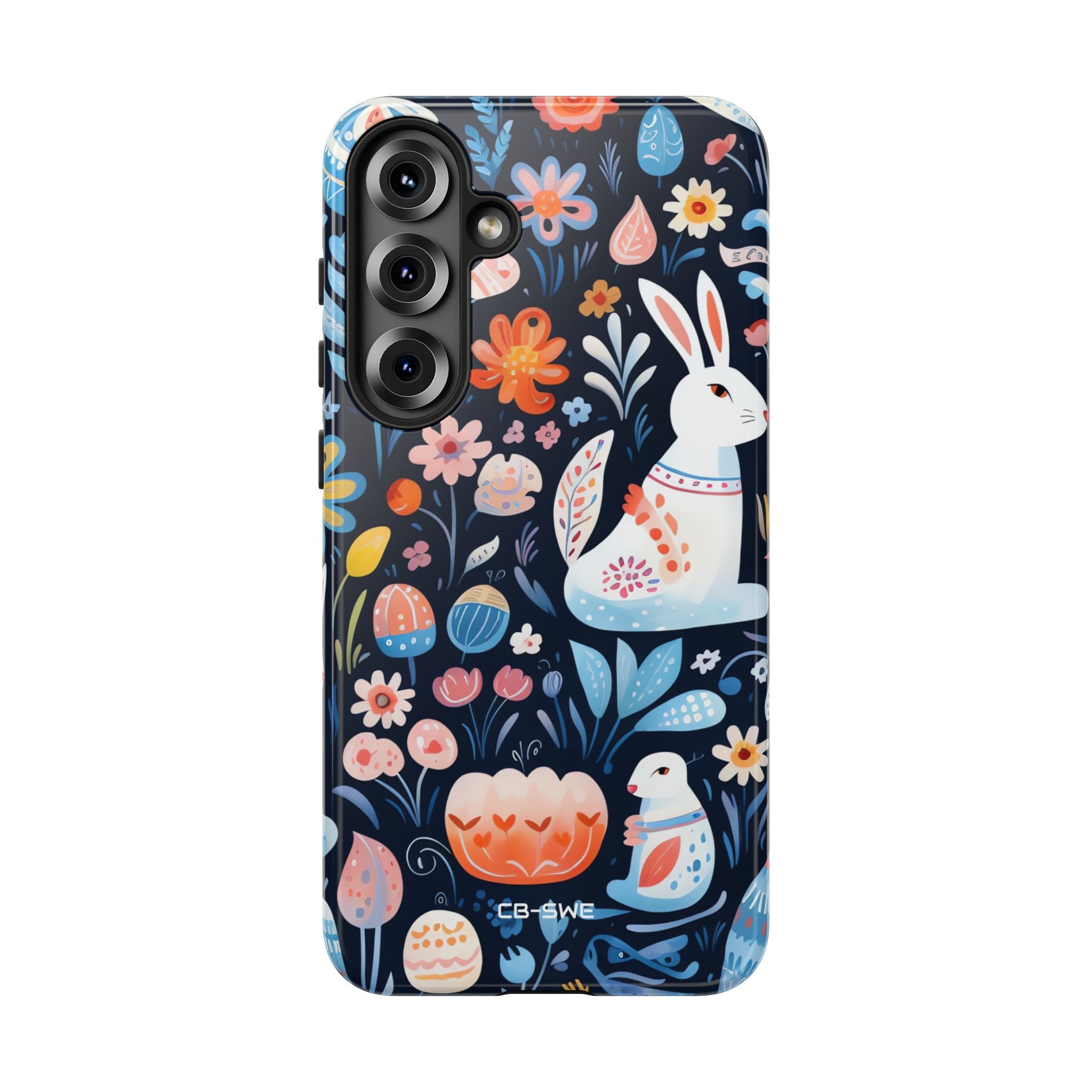 Bunnies Play Among Flowers - Samsung Case