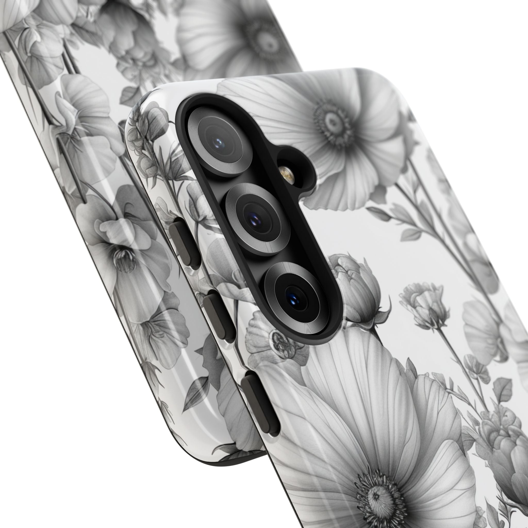 Incisione floreale vintage Samsung S25 - Tough