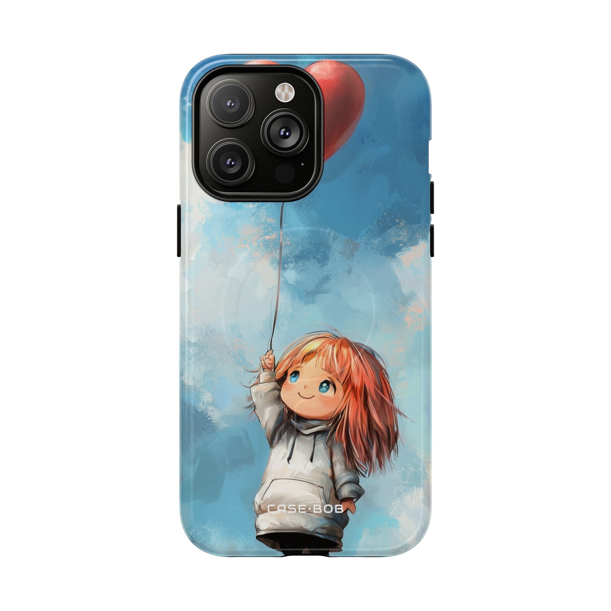 Heart Balloon Whimsy iPhone 14 Pro Max Case - Tough+