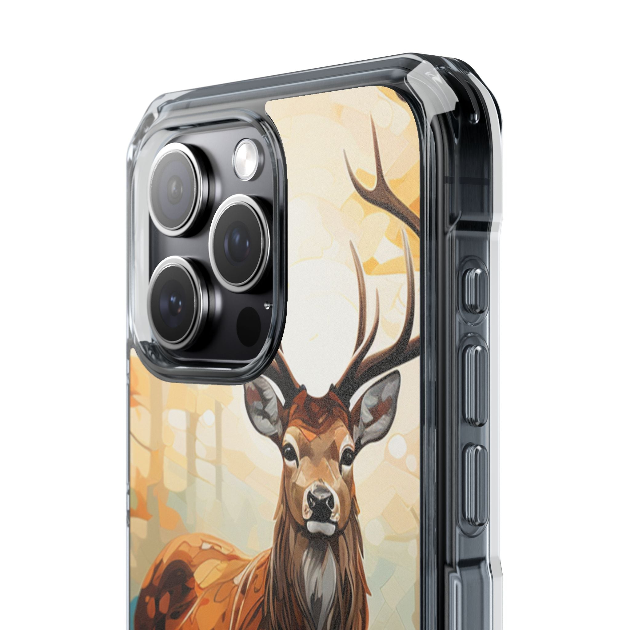 Glowing Stag iPhone 15 Pro Max Case - Impact