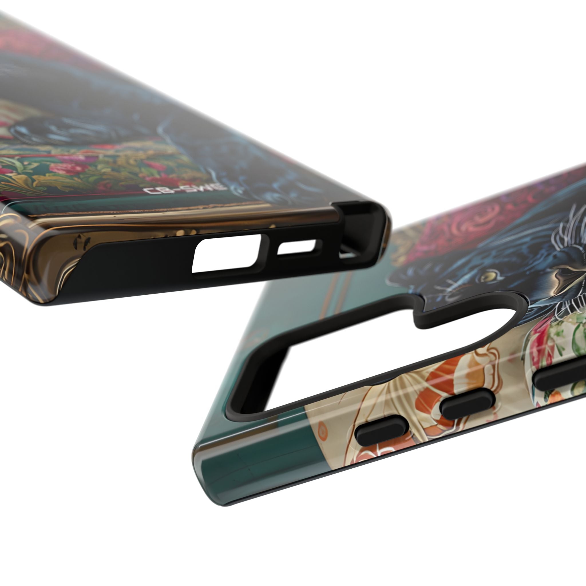 Panther on Vintage Chaise - Samsung Case