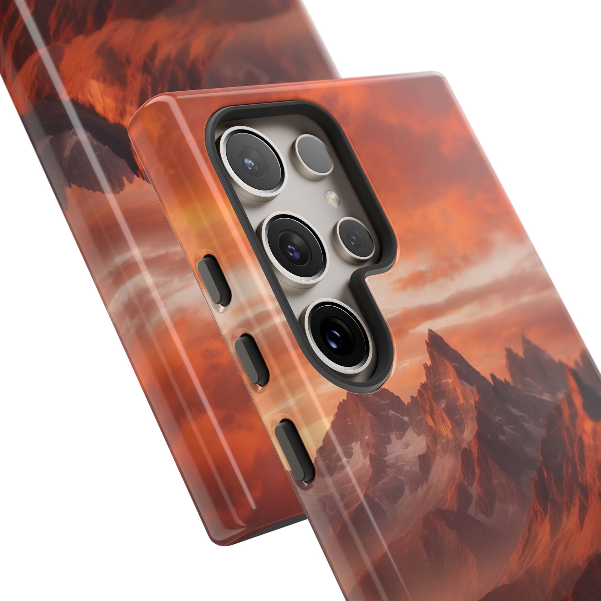 Mountain Peaks Glowing - Samsung Case