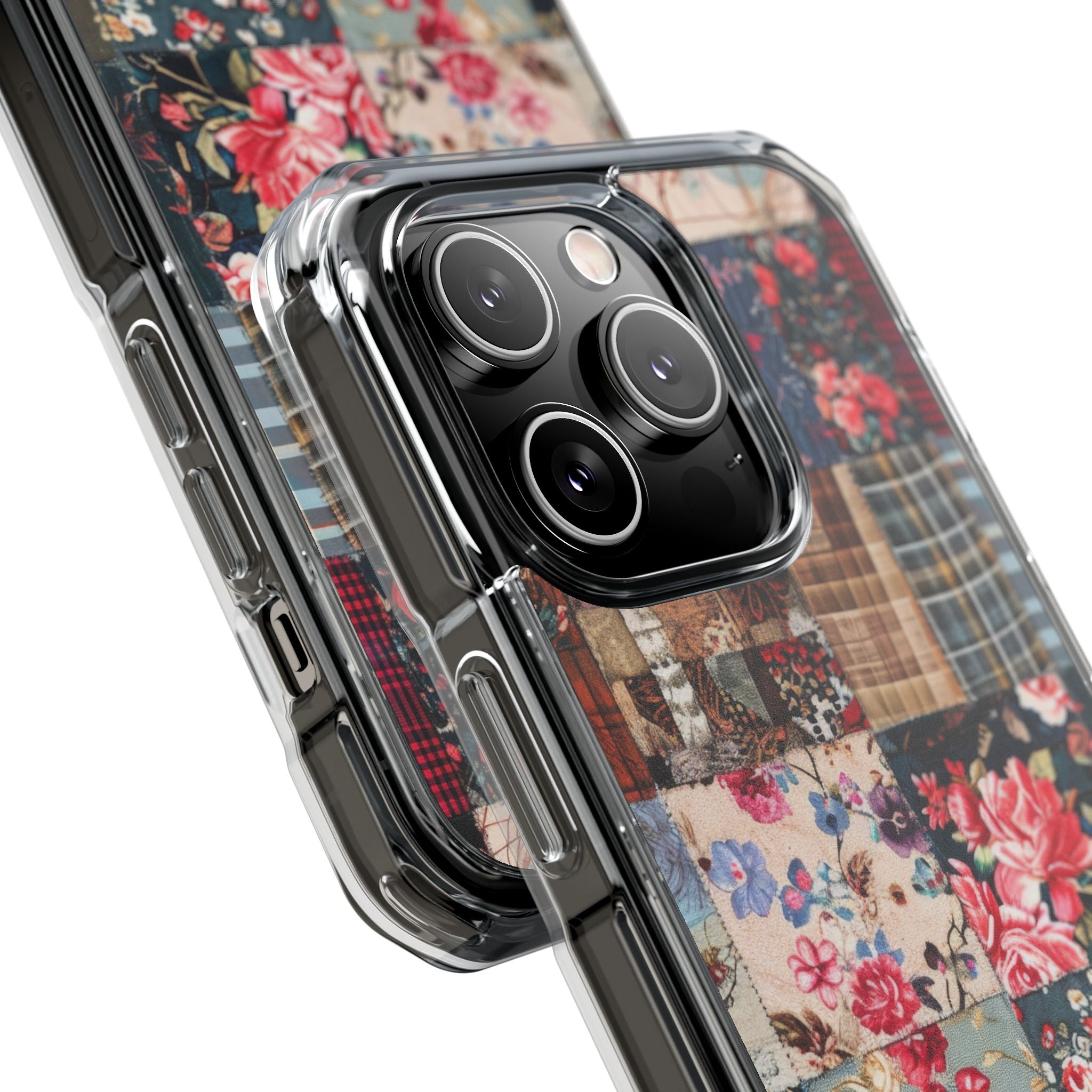 Patchwork Floral Quilt iPhone 14 - Impact Clear+