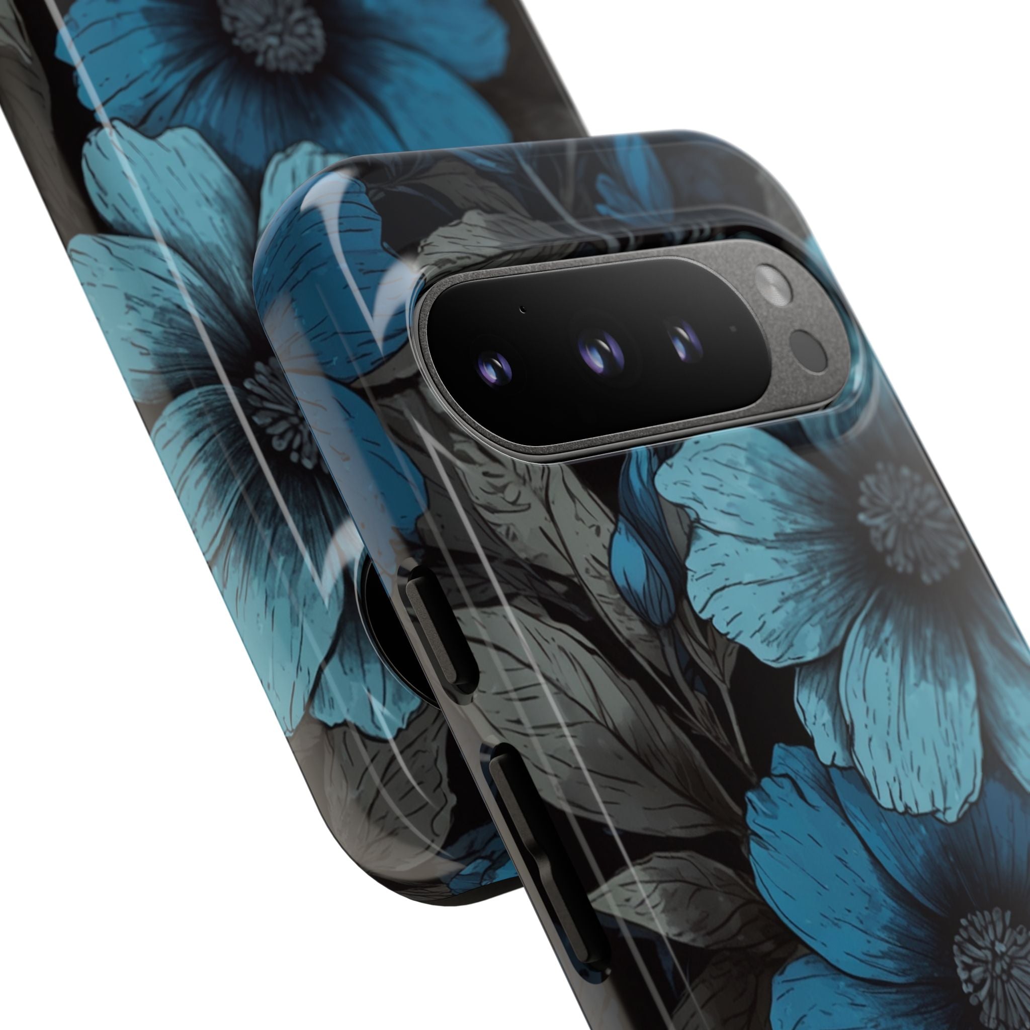Blue Blooms Shine - Google Pixel Case