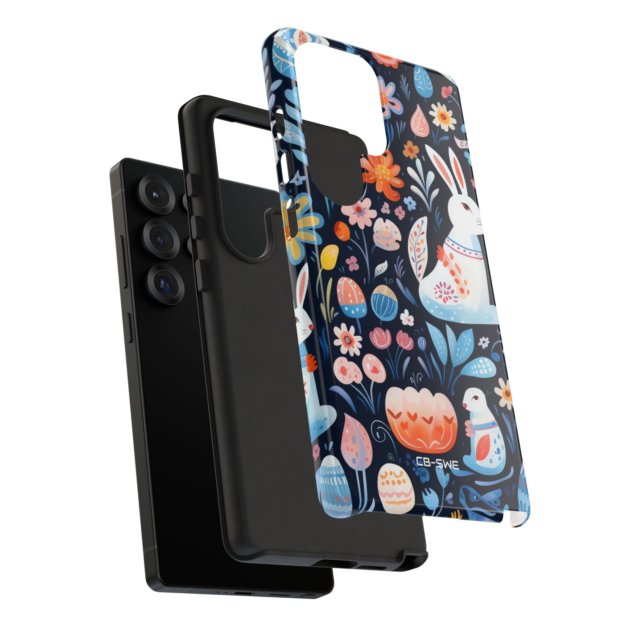 Bunnies Play Among Flowers - Samsung Case