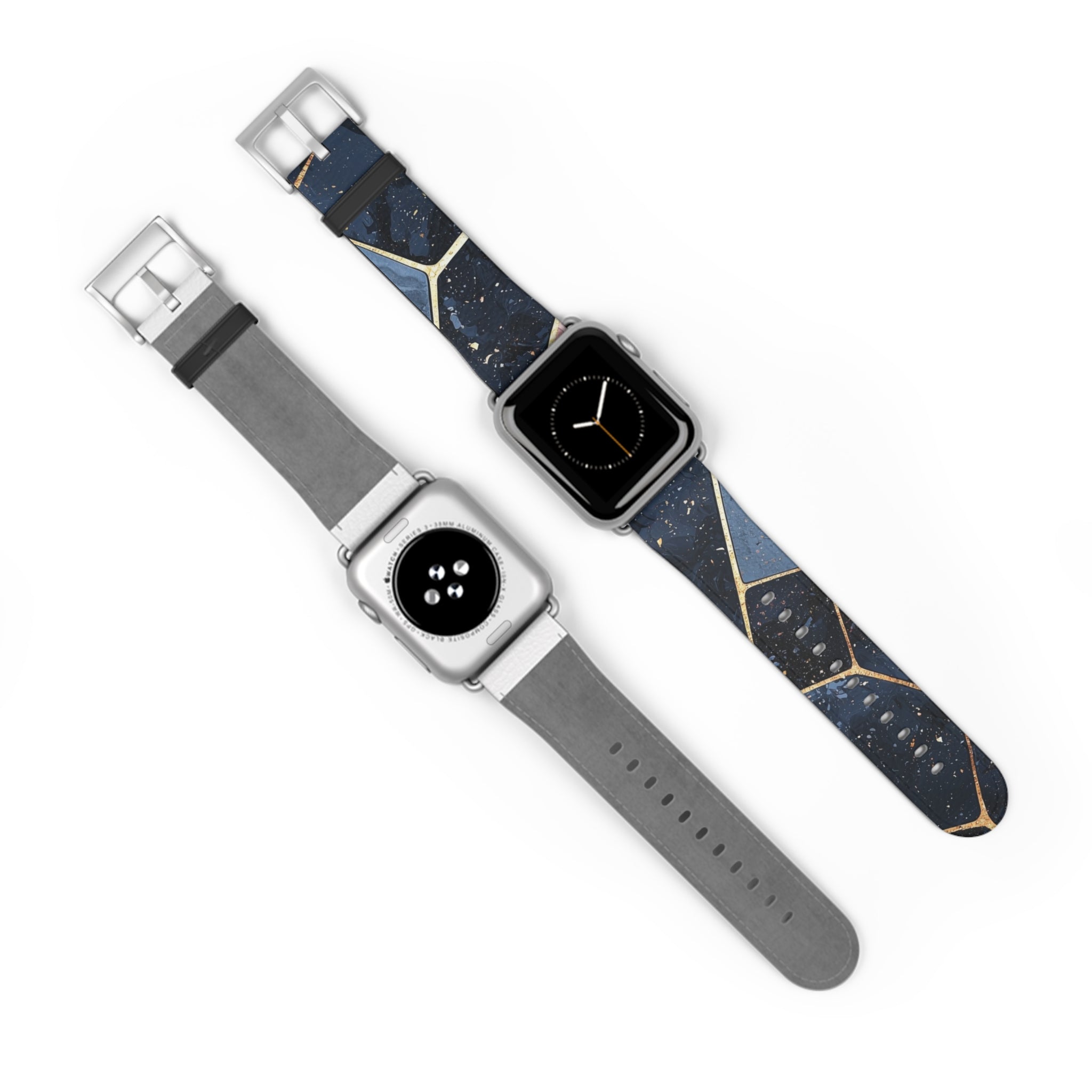 Golden Mosaic Navy - Watch Band
kultainen mosaiikki navy - ranneke