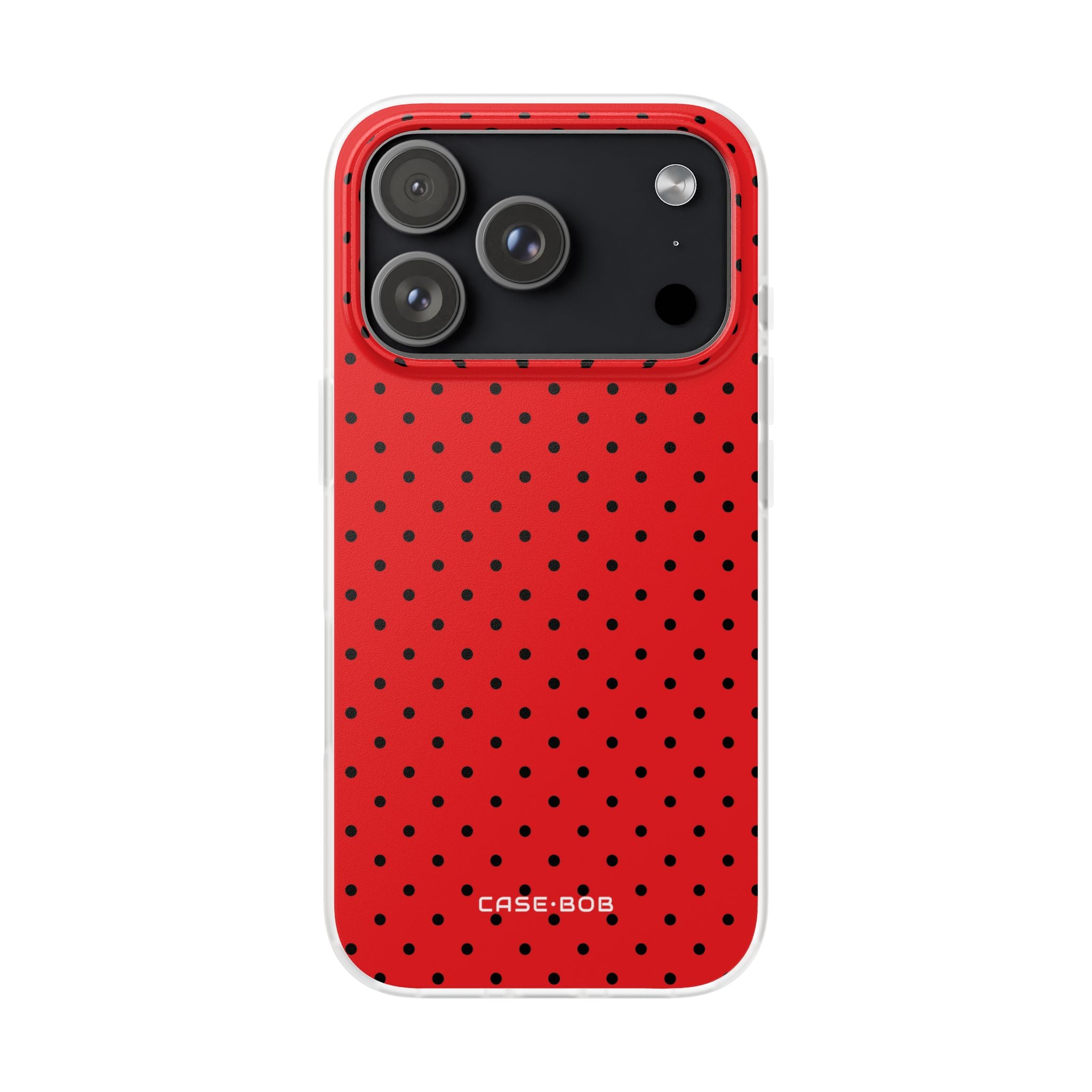 Crimson Dot Matrix iPhone 17 Pro Case - Soft