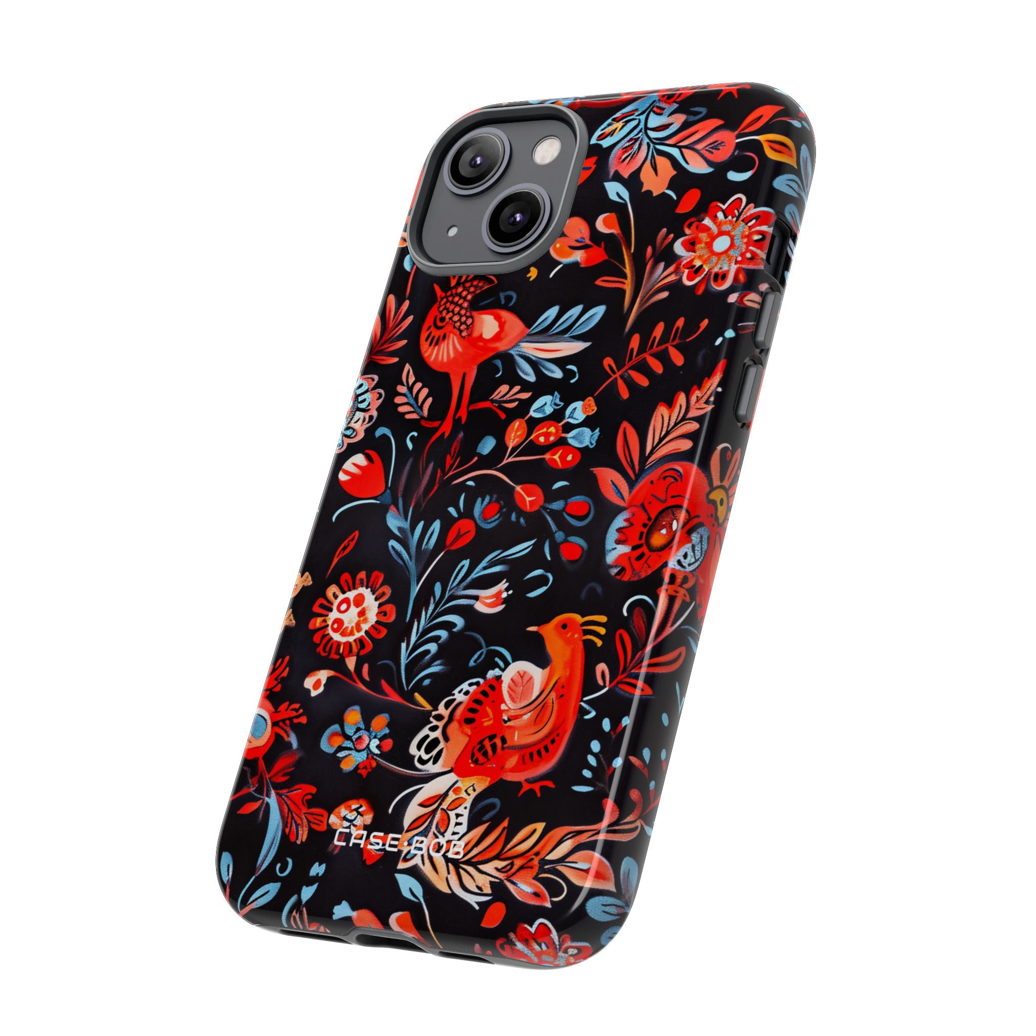 Vivid Birdscape iPhone 14 Plus Case - Tough