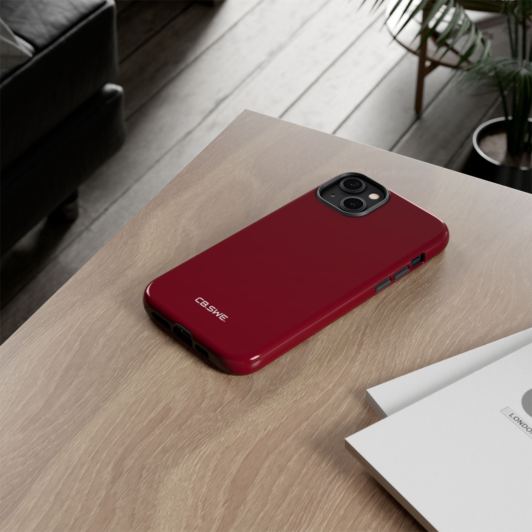 Burgundy iPhone Case - Tough