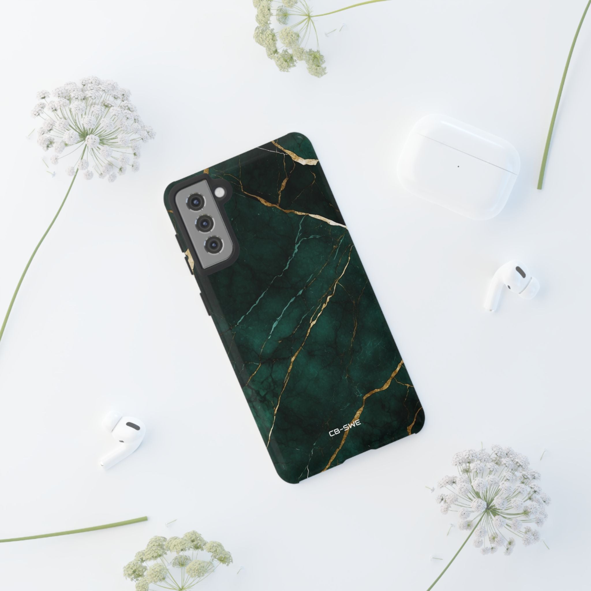 Emerald Veins Flow - Samsung Case