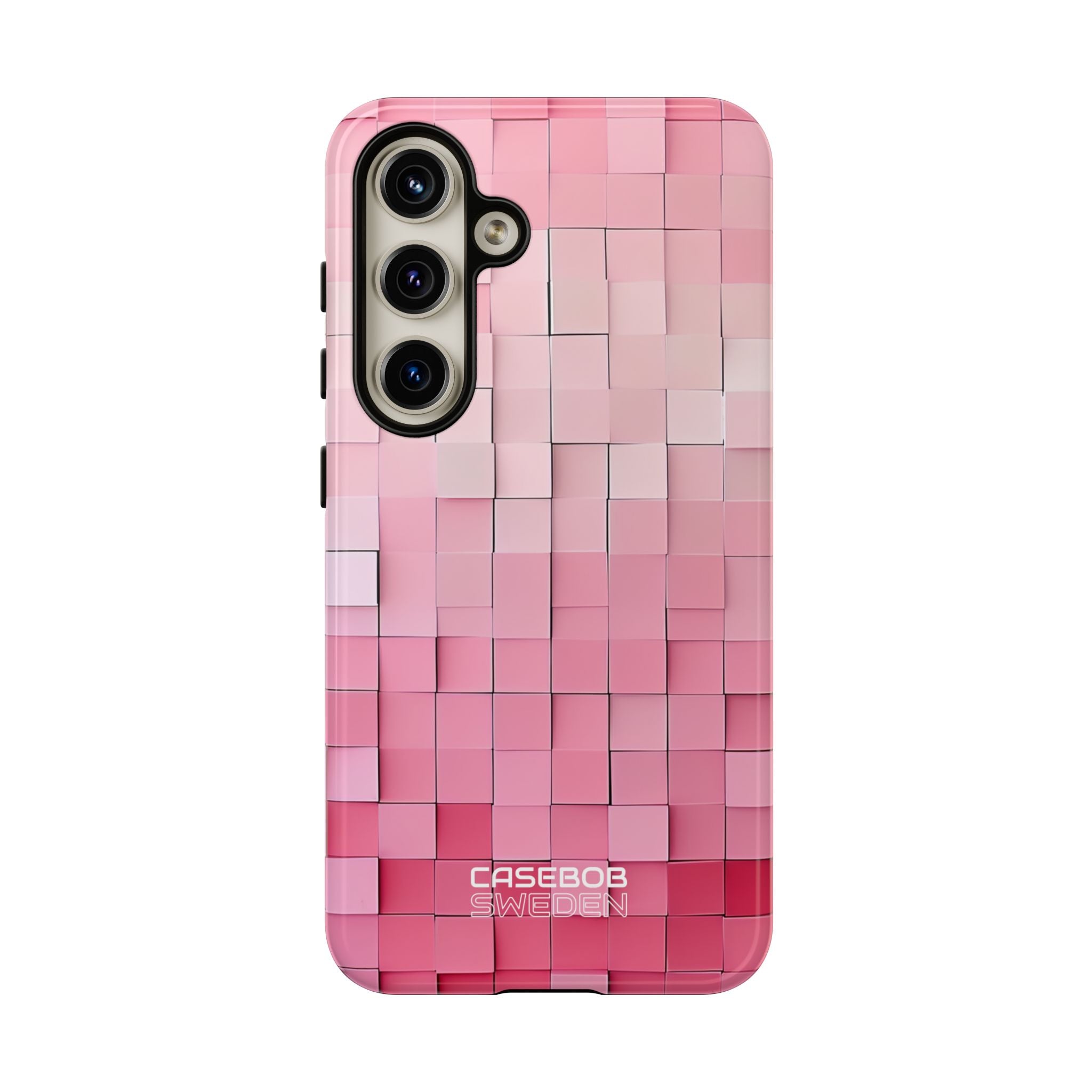 Pink Mosaic Glow Samsung S24 - Tough