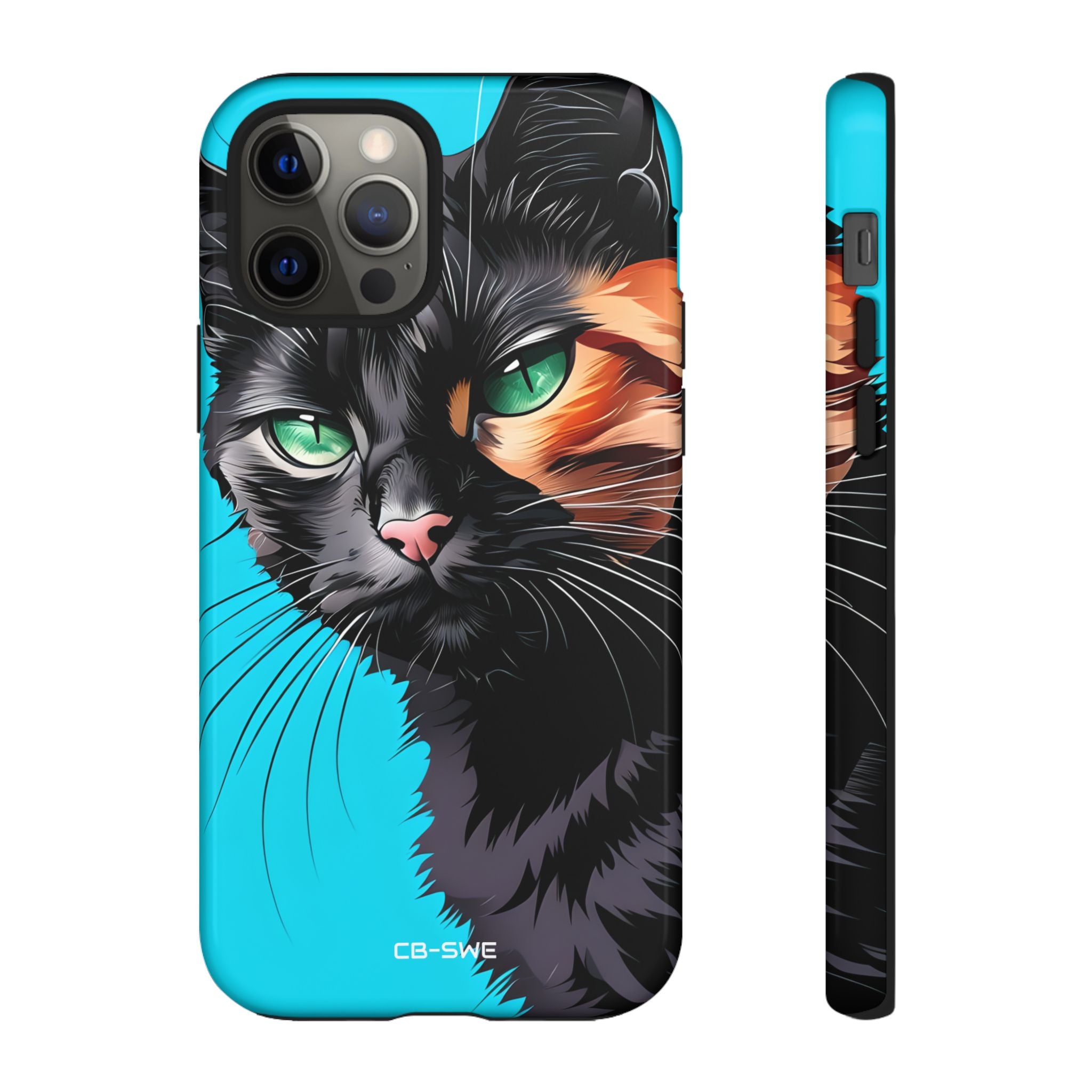 Curious Cat Stare - iPhone Case