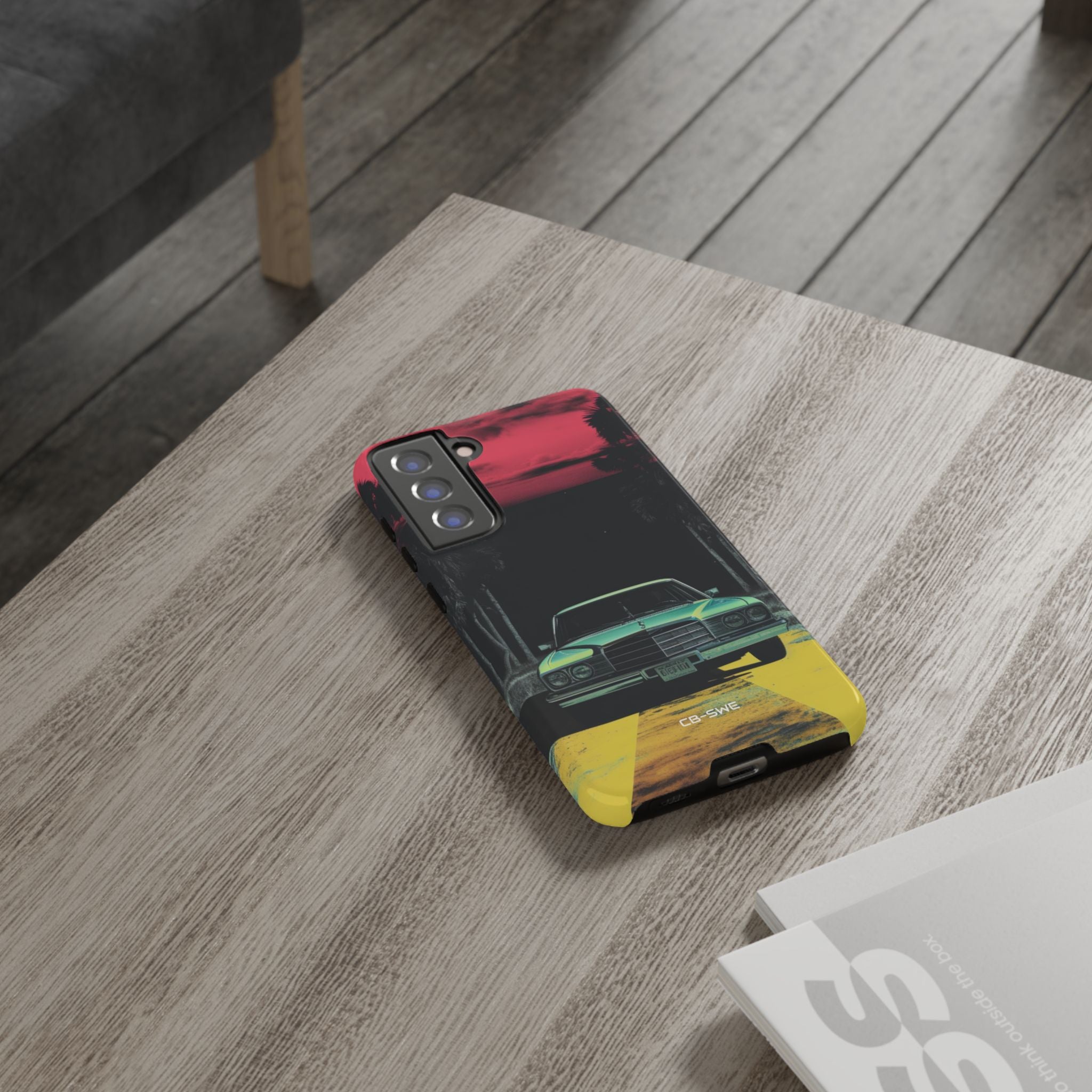 Retro Futuristic Nightscape - Samsung Case