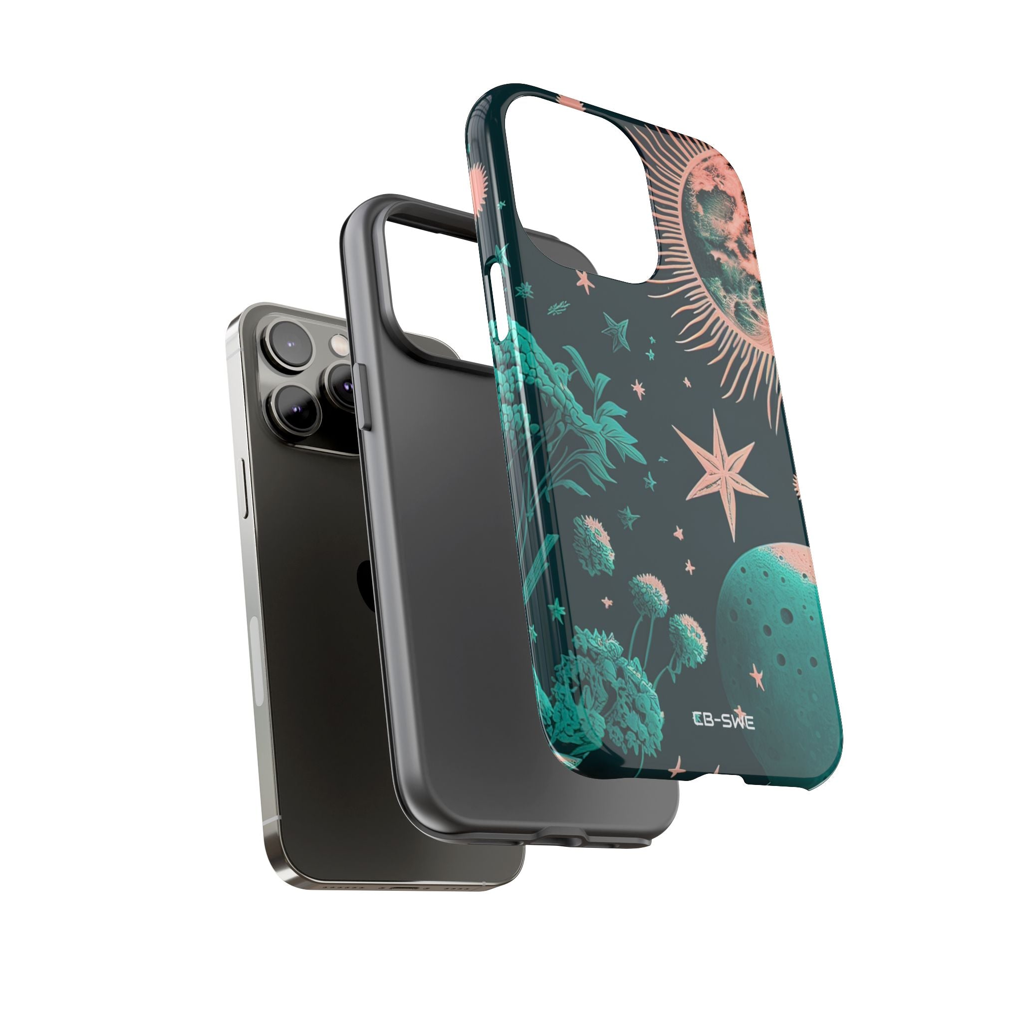 Celestial Botanical Night - iPhone Case