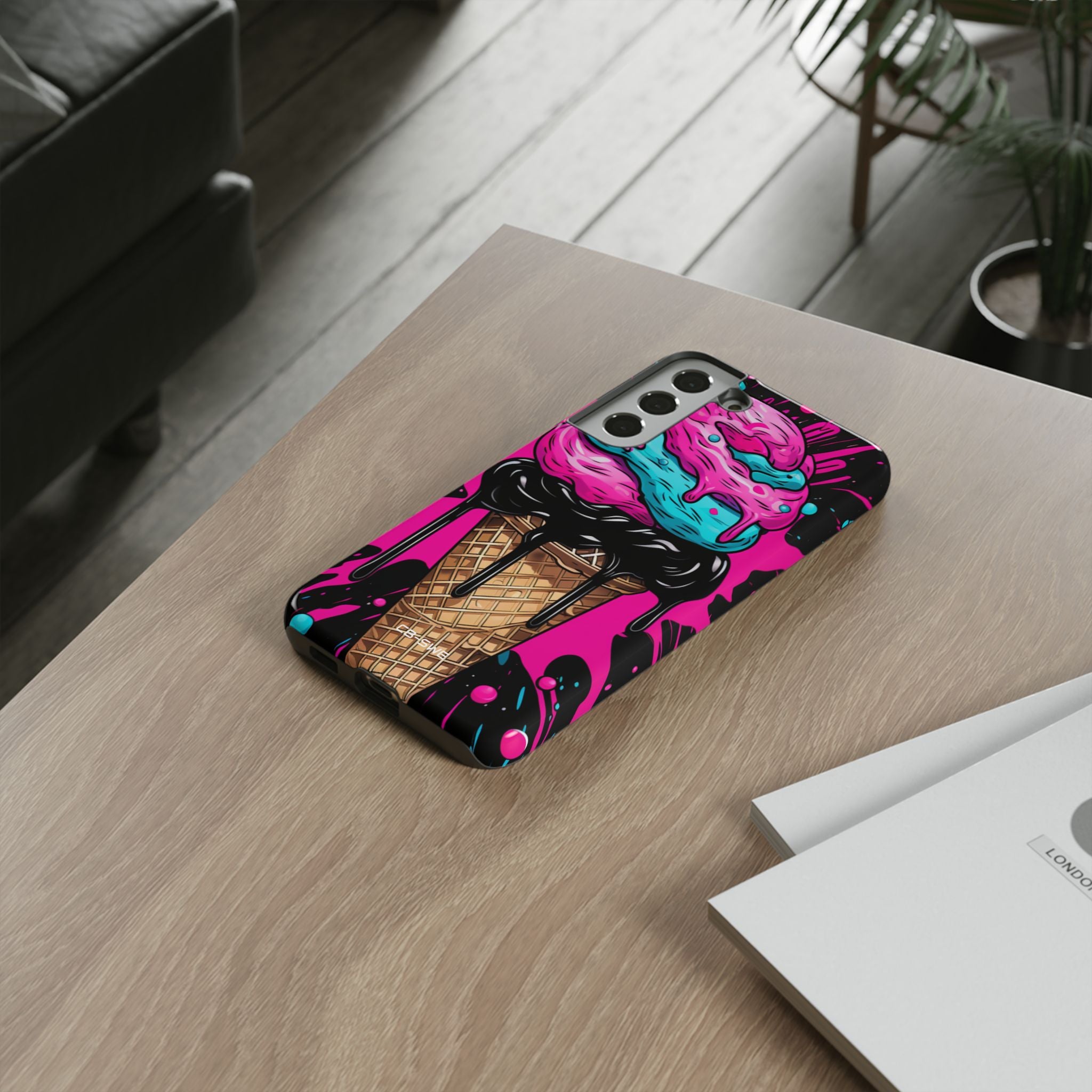 Neon Ice Cream Burst - Samsung Case