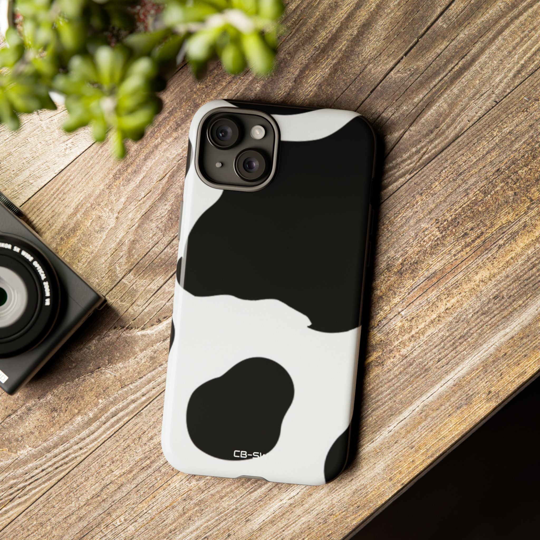 Organic Cow Print - iPhone Case