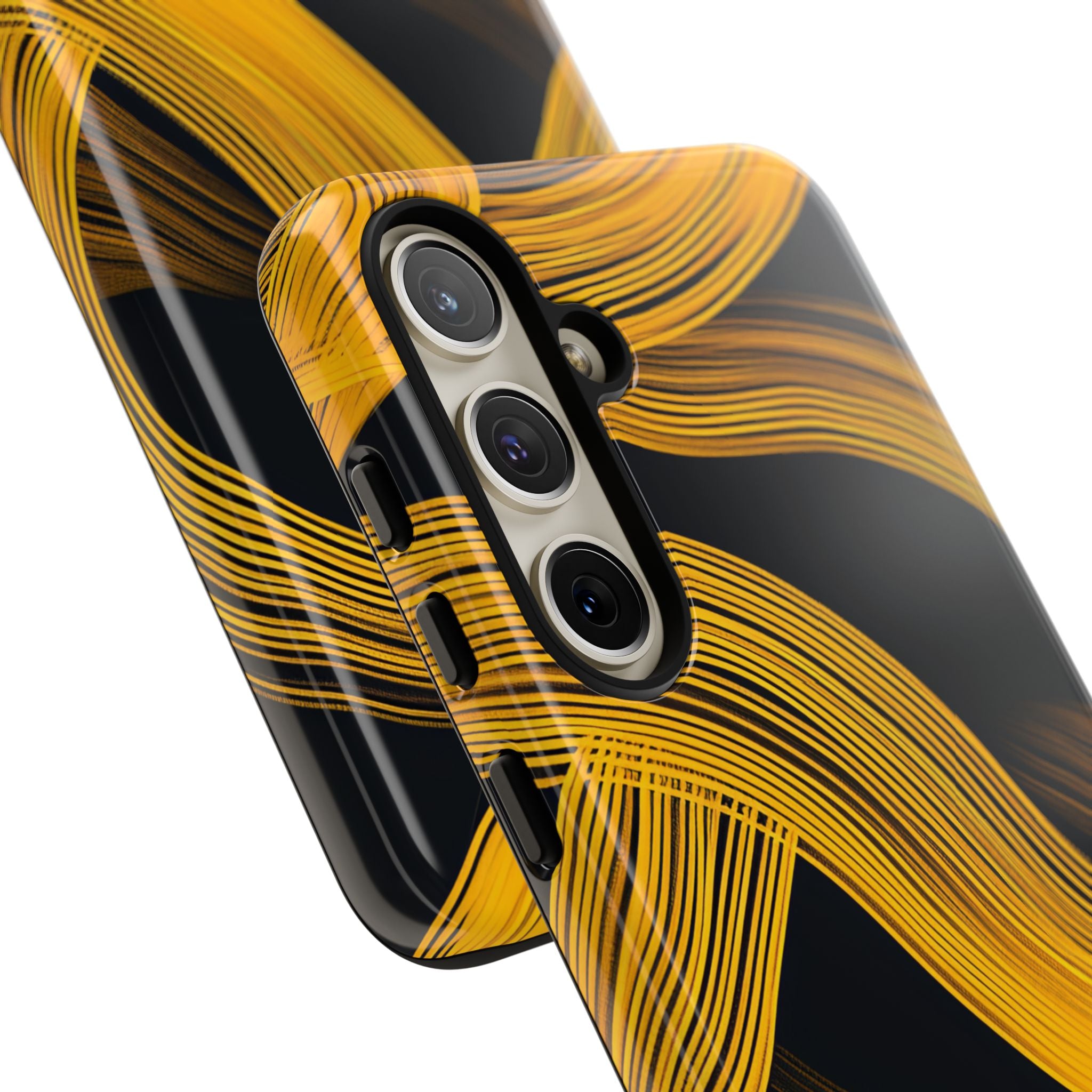 Linee Fluttuanti Gialle Samsung S24 - Tough