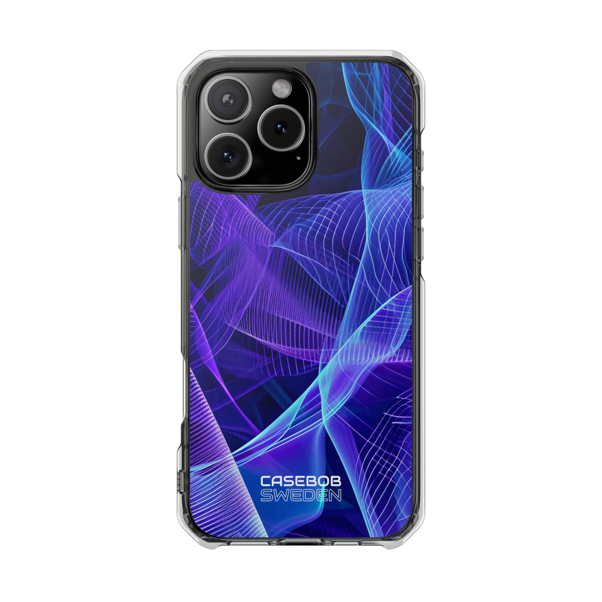 Electric Waveforms iPhone 16 - Impact Clear+