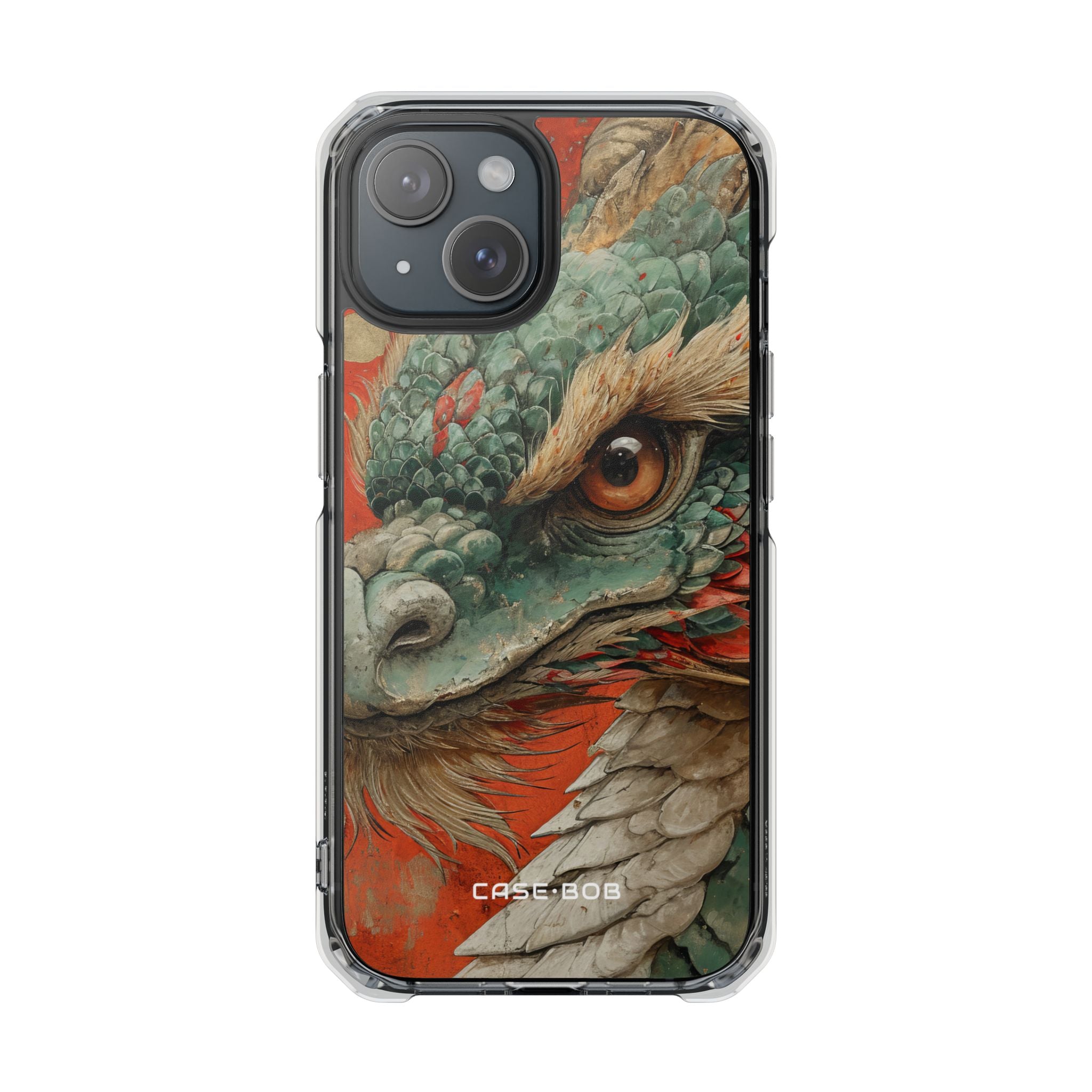 Emerald Dragonflare iPhone 15 Case - Impact