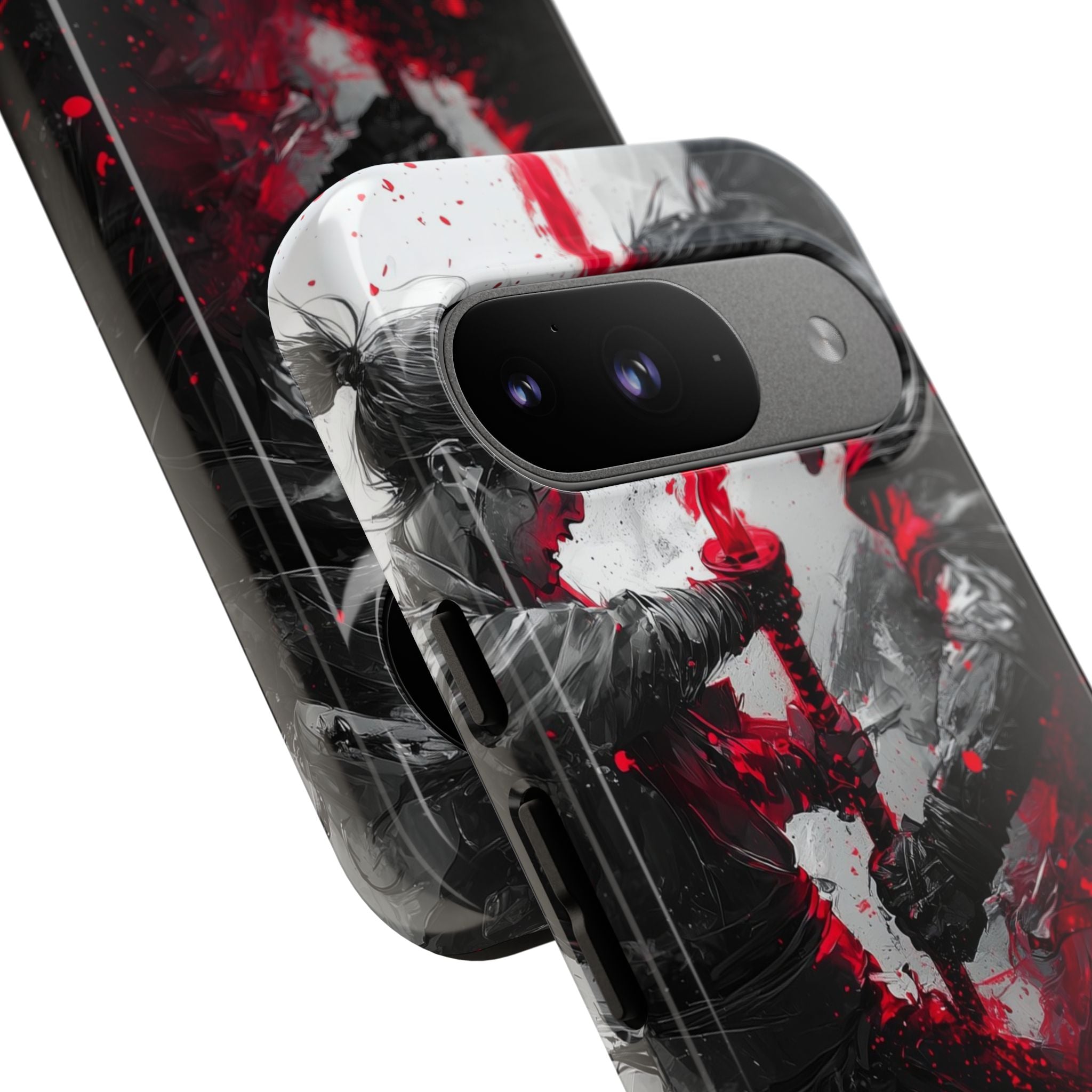Crimson Blade Clash - Google Pixel Case