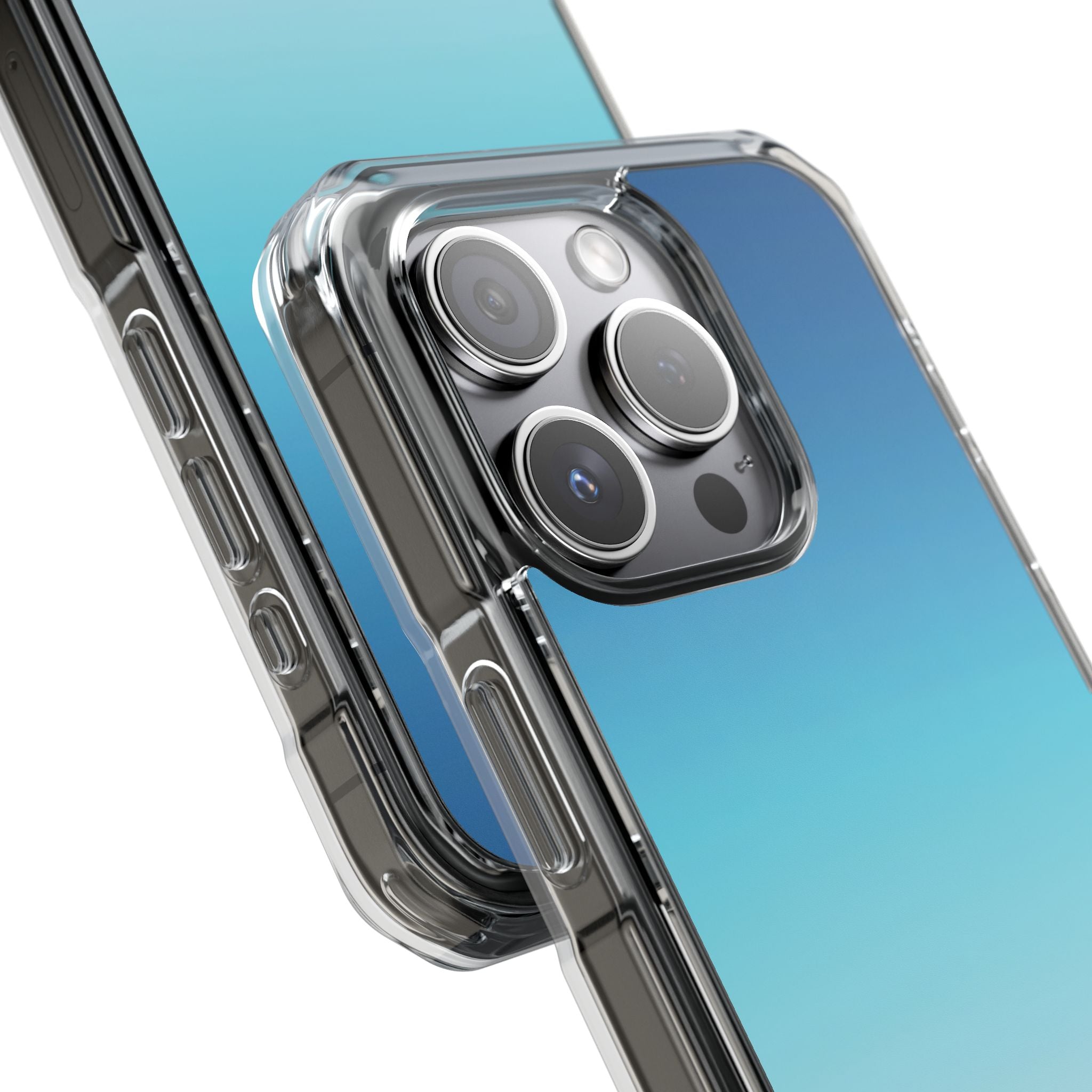 Blue Horizon Gradient iPhone 15 - Impact Clear+