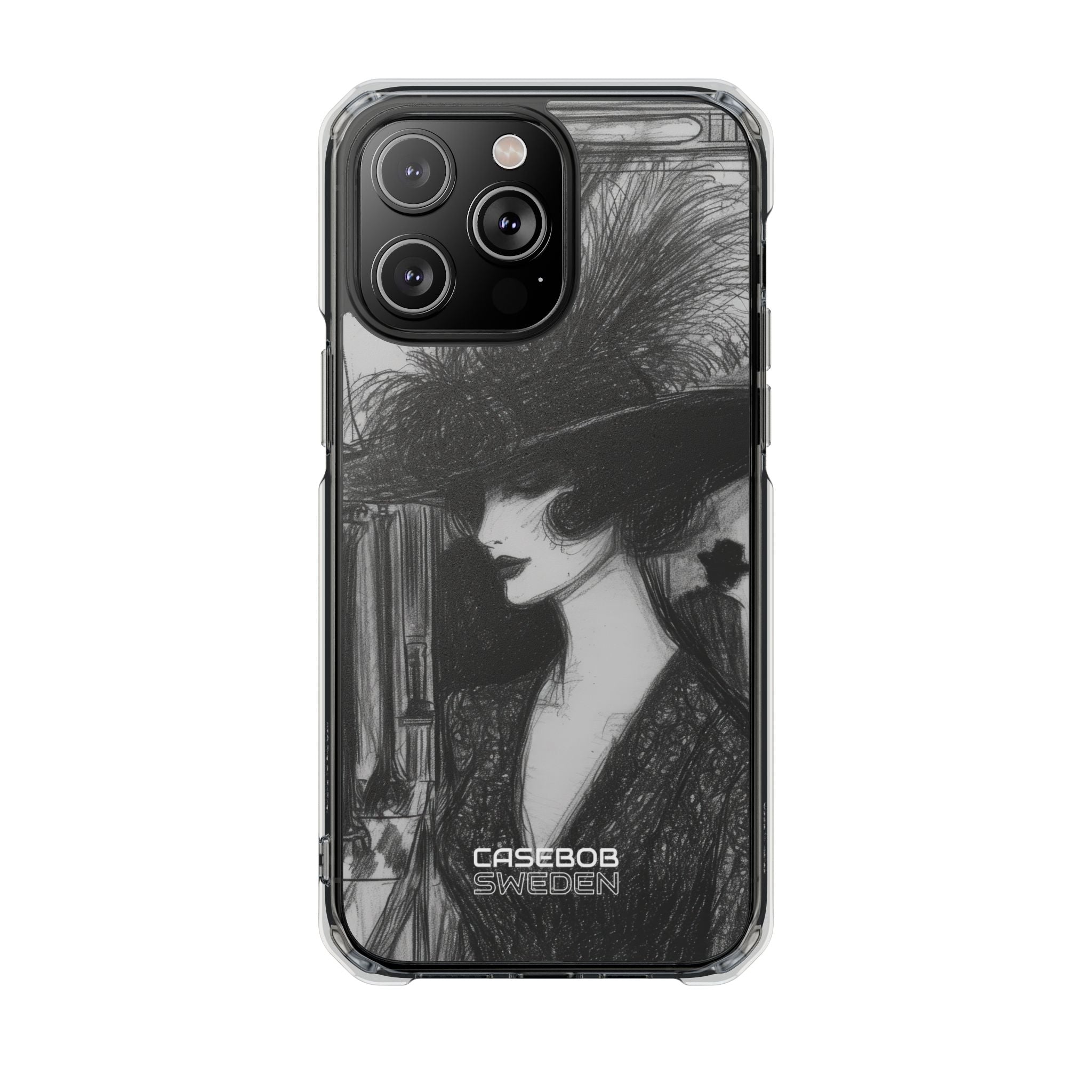 Vintage Feather Elegance iPhone 14 - Impact Clear+