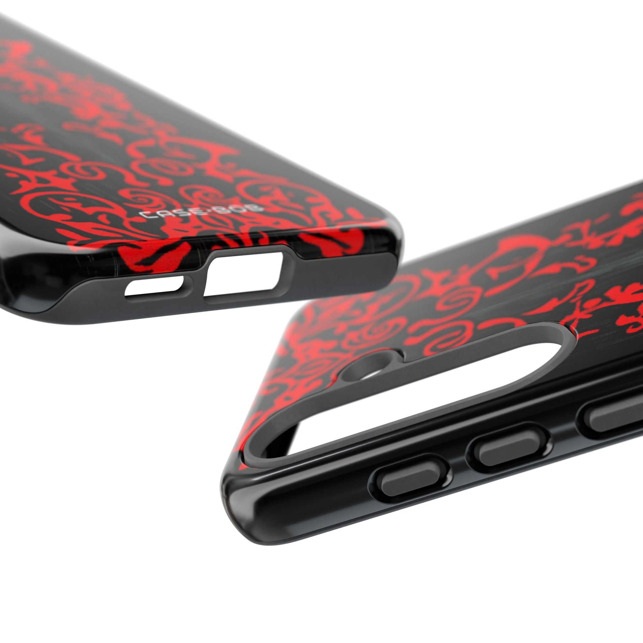 Crimson Spiral Samsung S25 Case - Tough