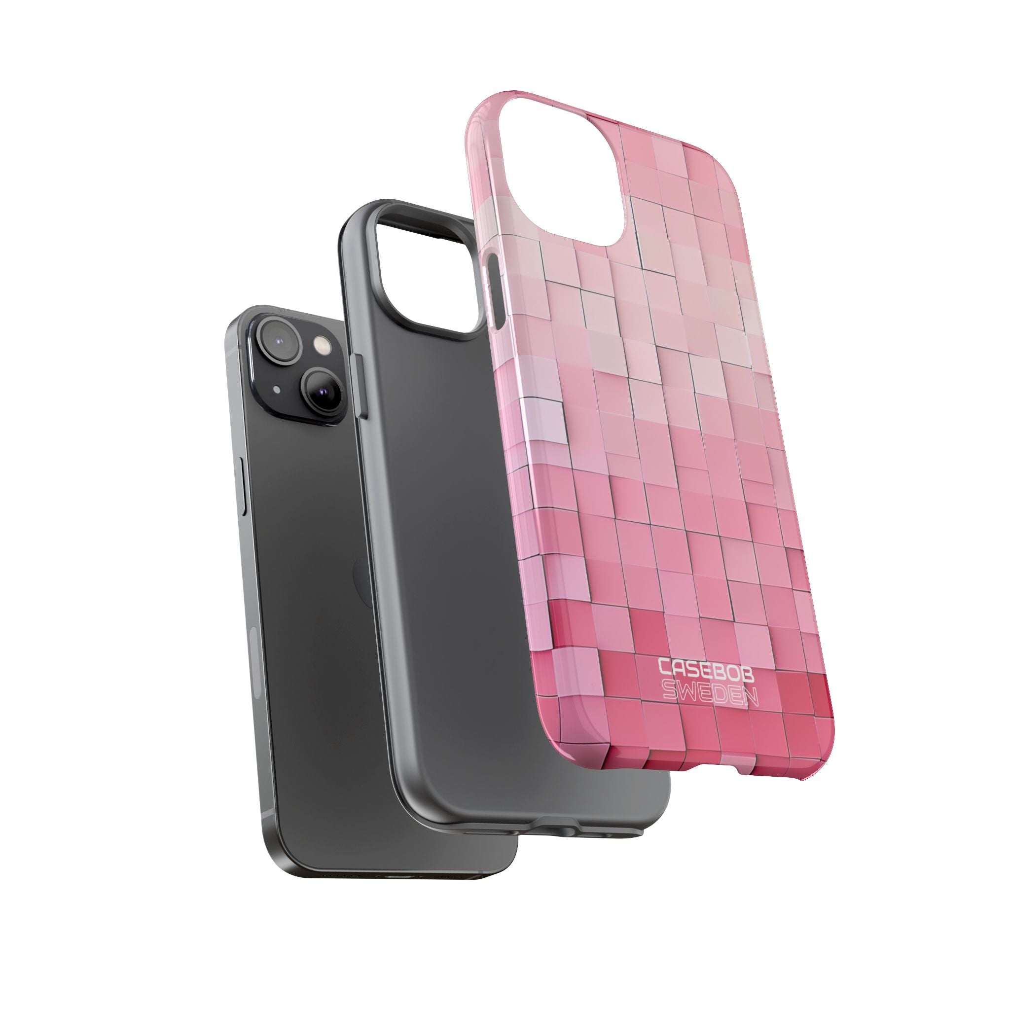 Pink Mosaic Glow iPhone 14 - Tough