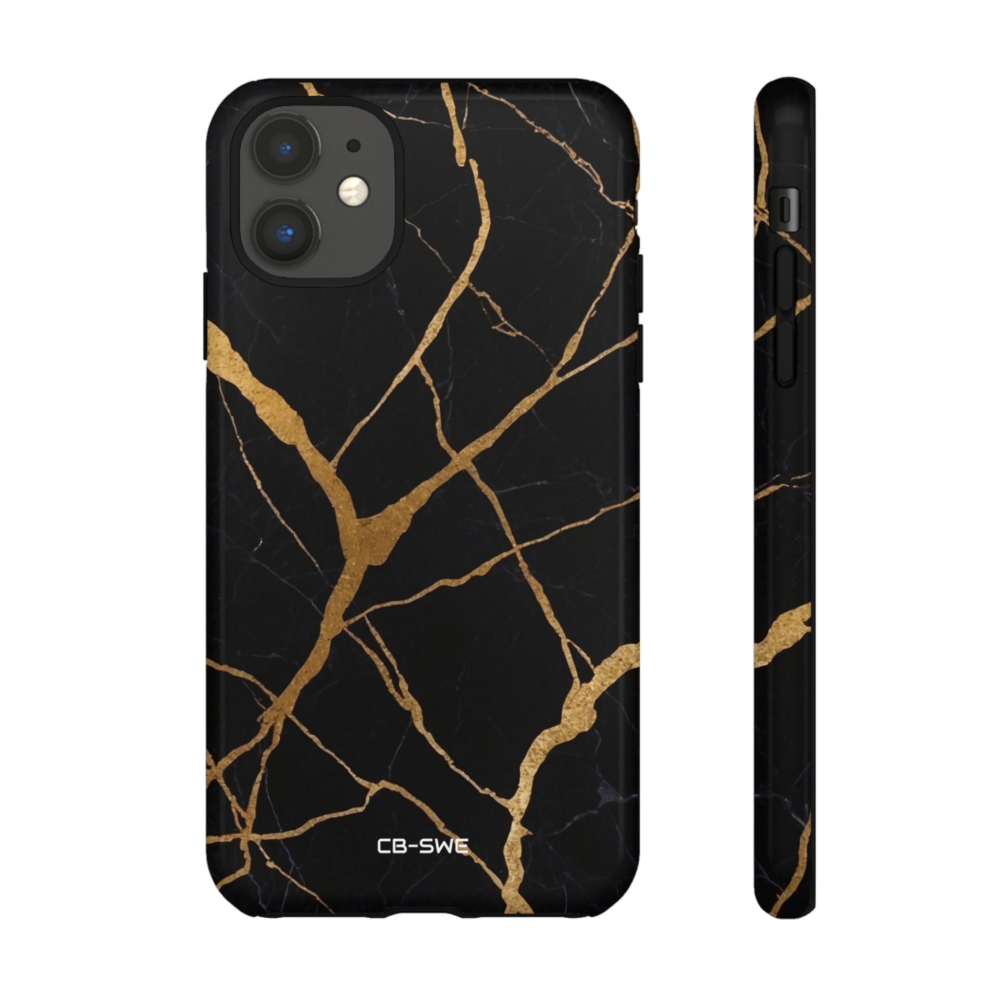 Golden Veins Twist - iPhone Case