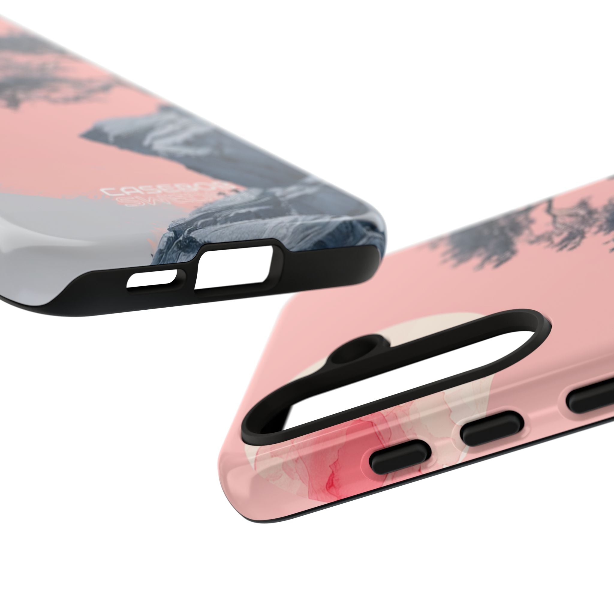 Solitudine sulla scogliera rosa Samsung S24 - Tough