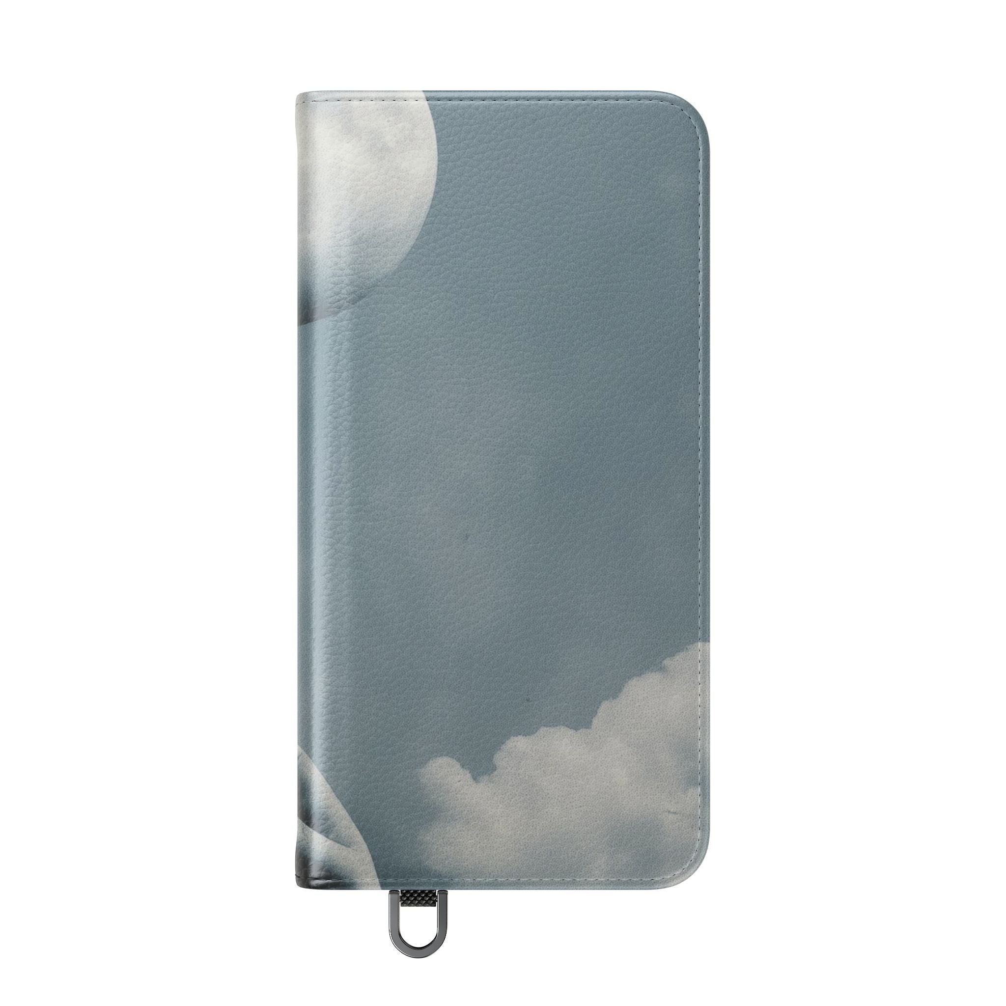 Moon Balloon Blue - Samsung S25 Case - Wallet