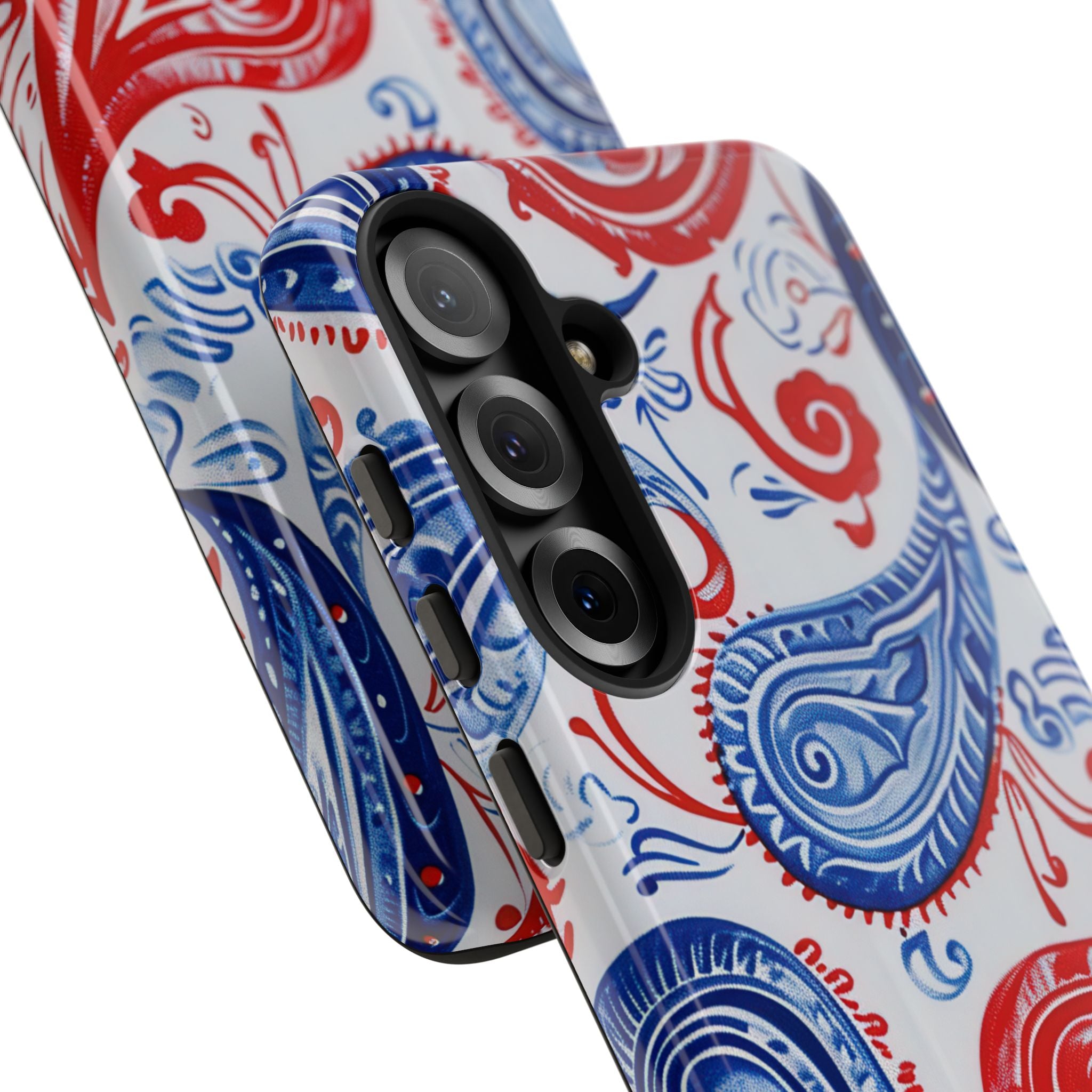 Levendige Paisley Swirls Samsung S25 - Tough