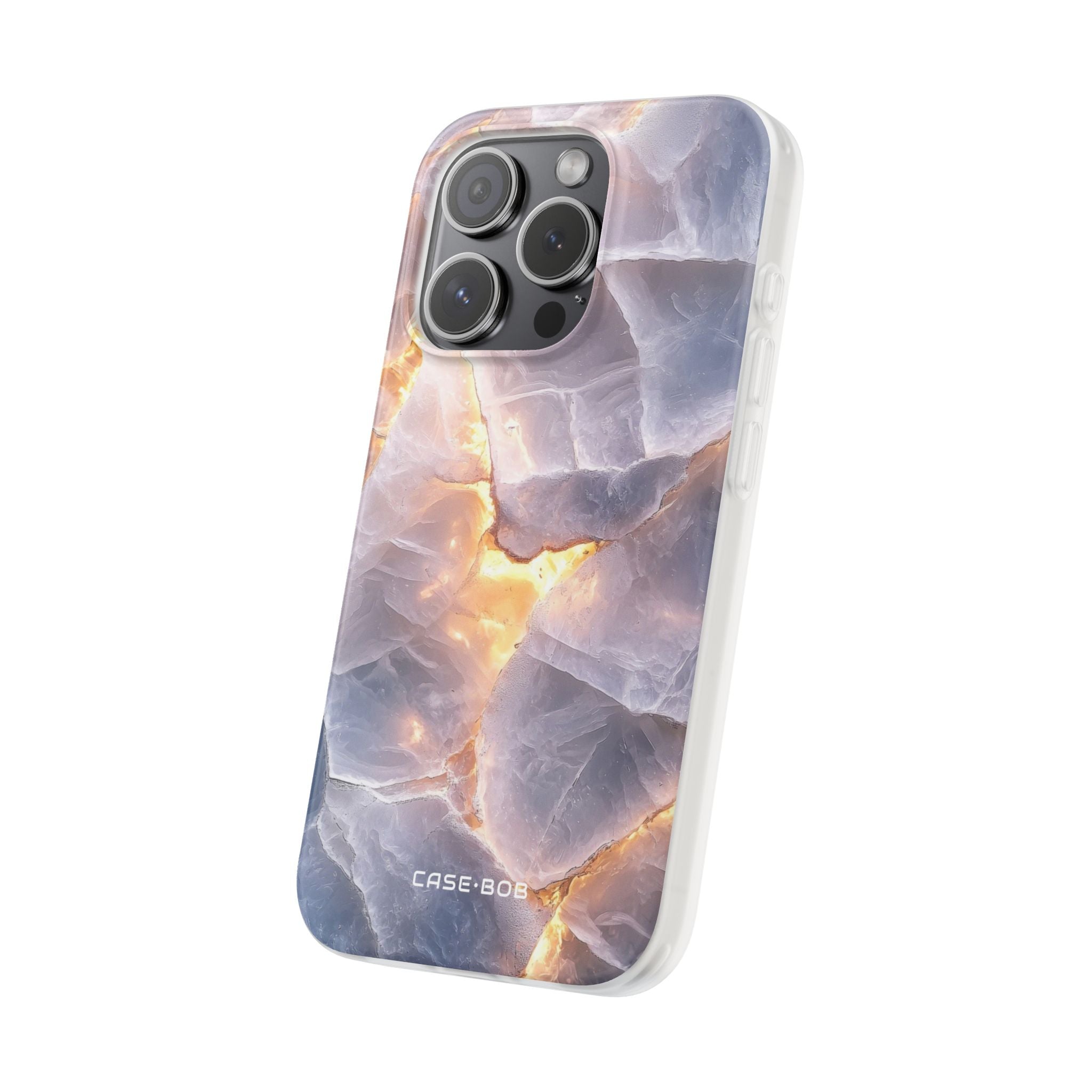 Crystal Veins iPhone 15 Pro Case - Soft