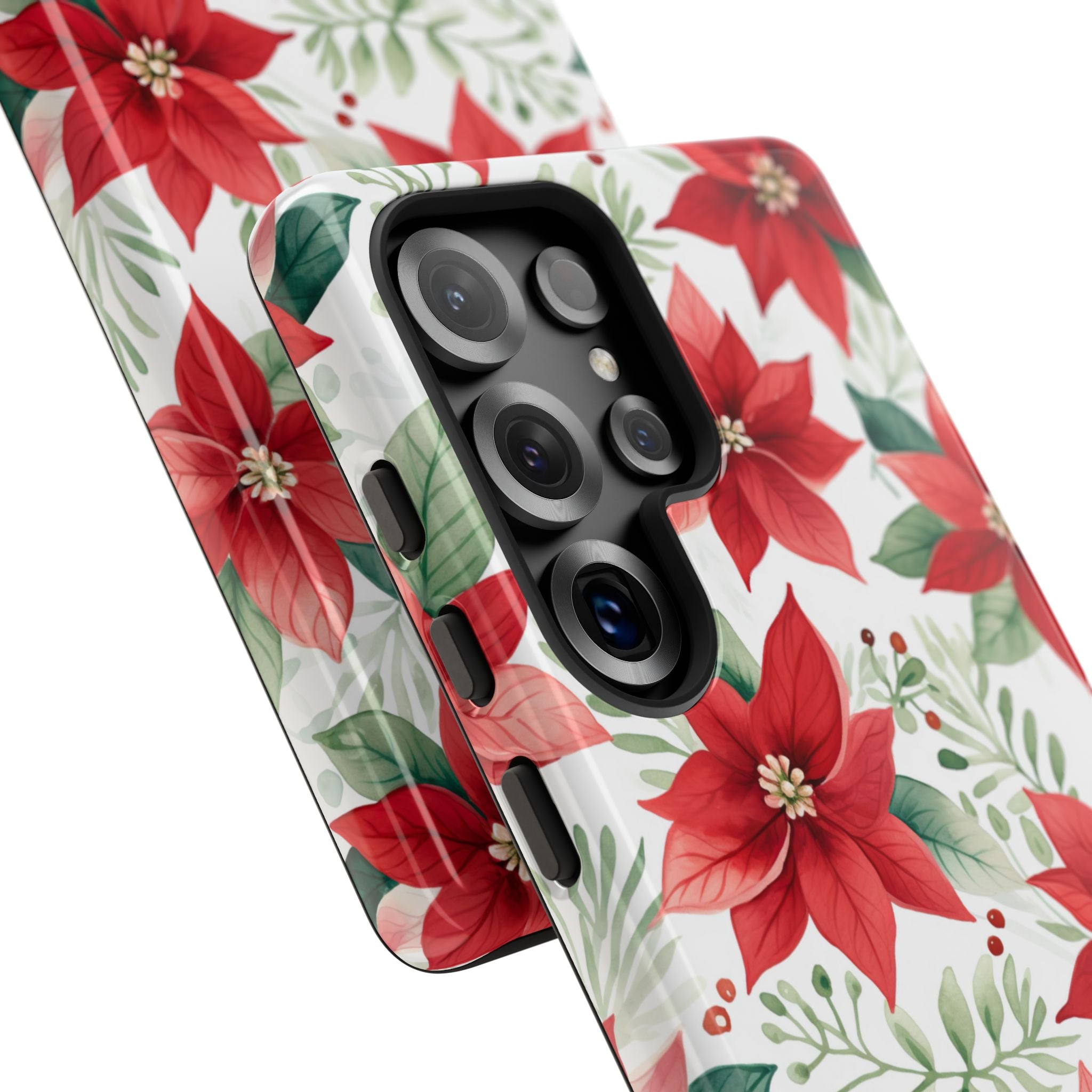 Poinsettias Bloom Bright - Samsung Case