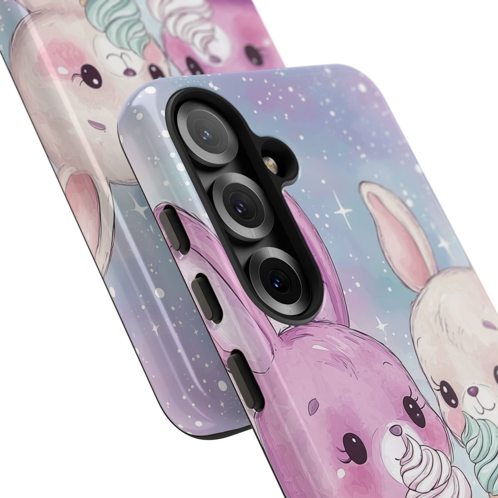 Rabbits Enjoy Ice Cream - Samsung Case
