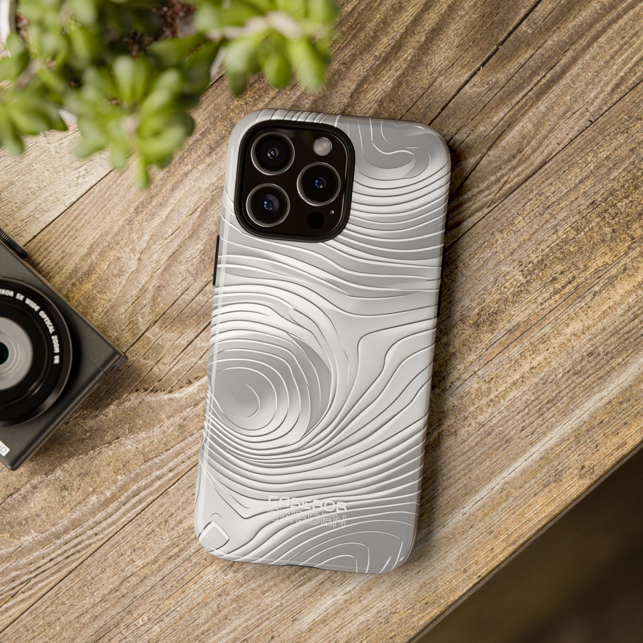 Linee Fluide Monocromatiche iPhone 16 - Tough