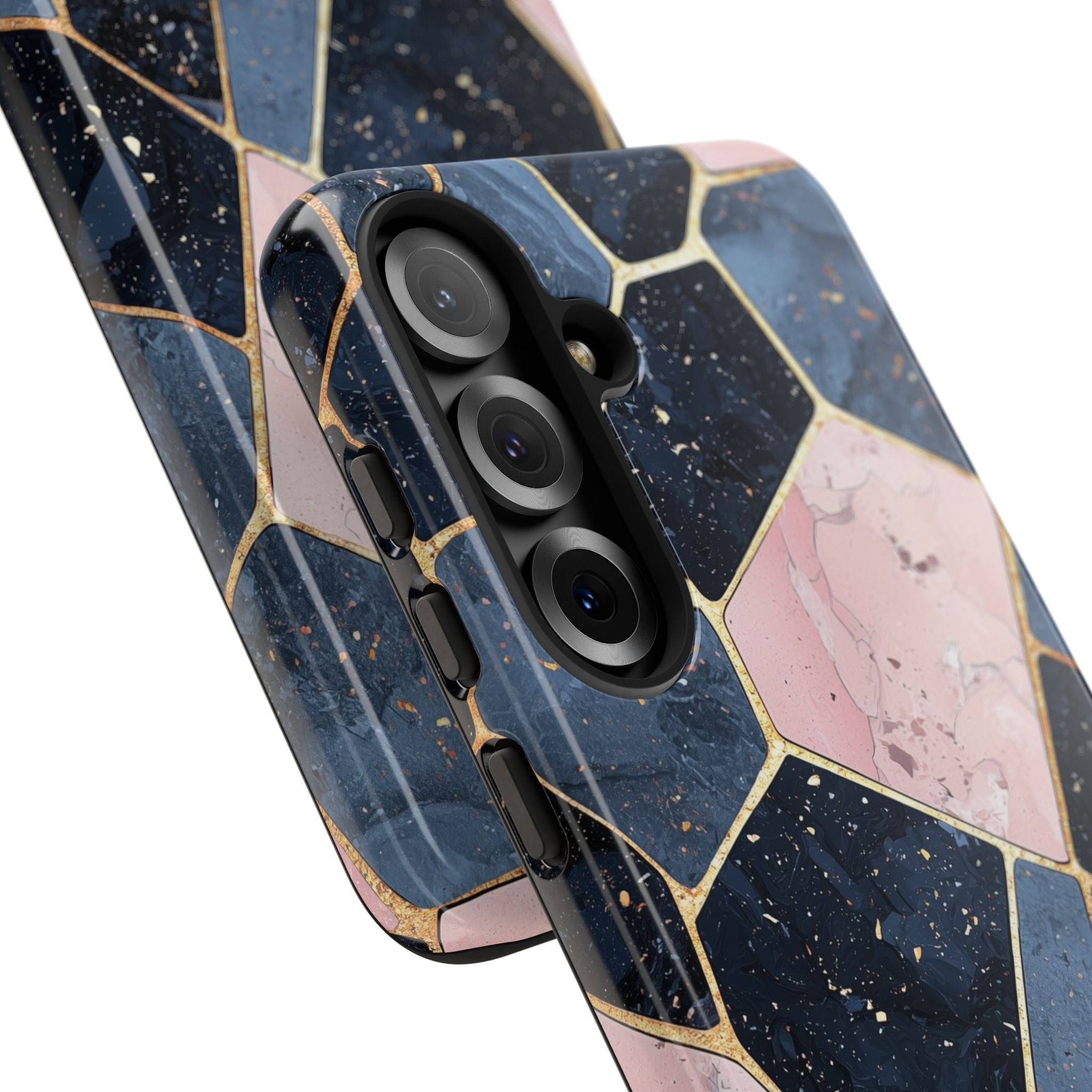 Golden Mosaic Samsung S25 Plus Case - Tough