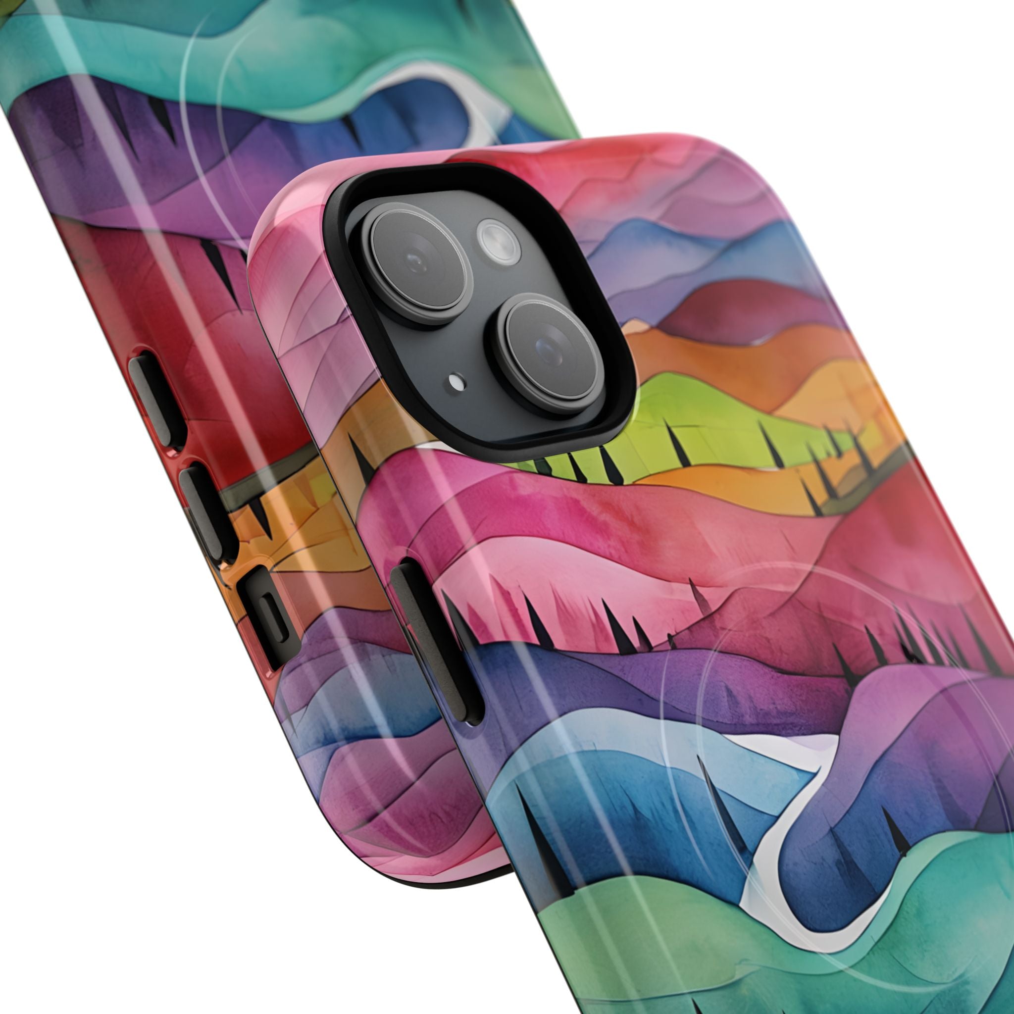 Winding Verdure iPhone 15 Plus Case - Tough+