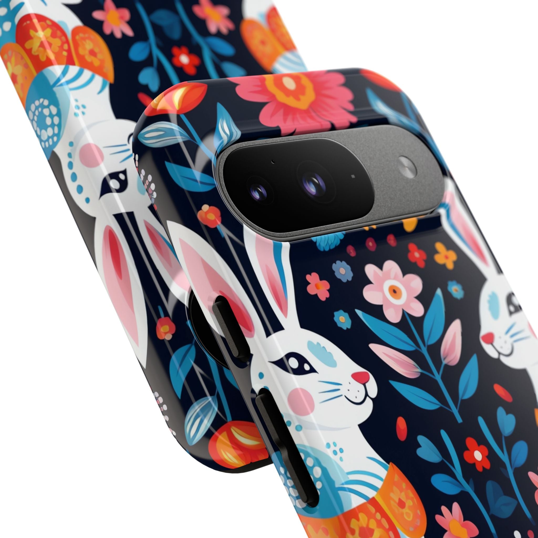 Bunnies Hop Flowers - Google Pixel Case