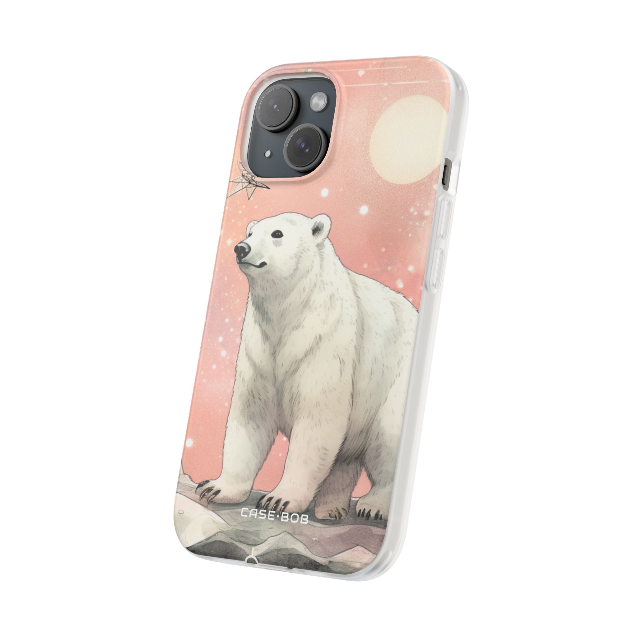 Polar Bear Dream iPhone 15 Case - Soft