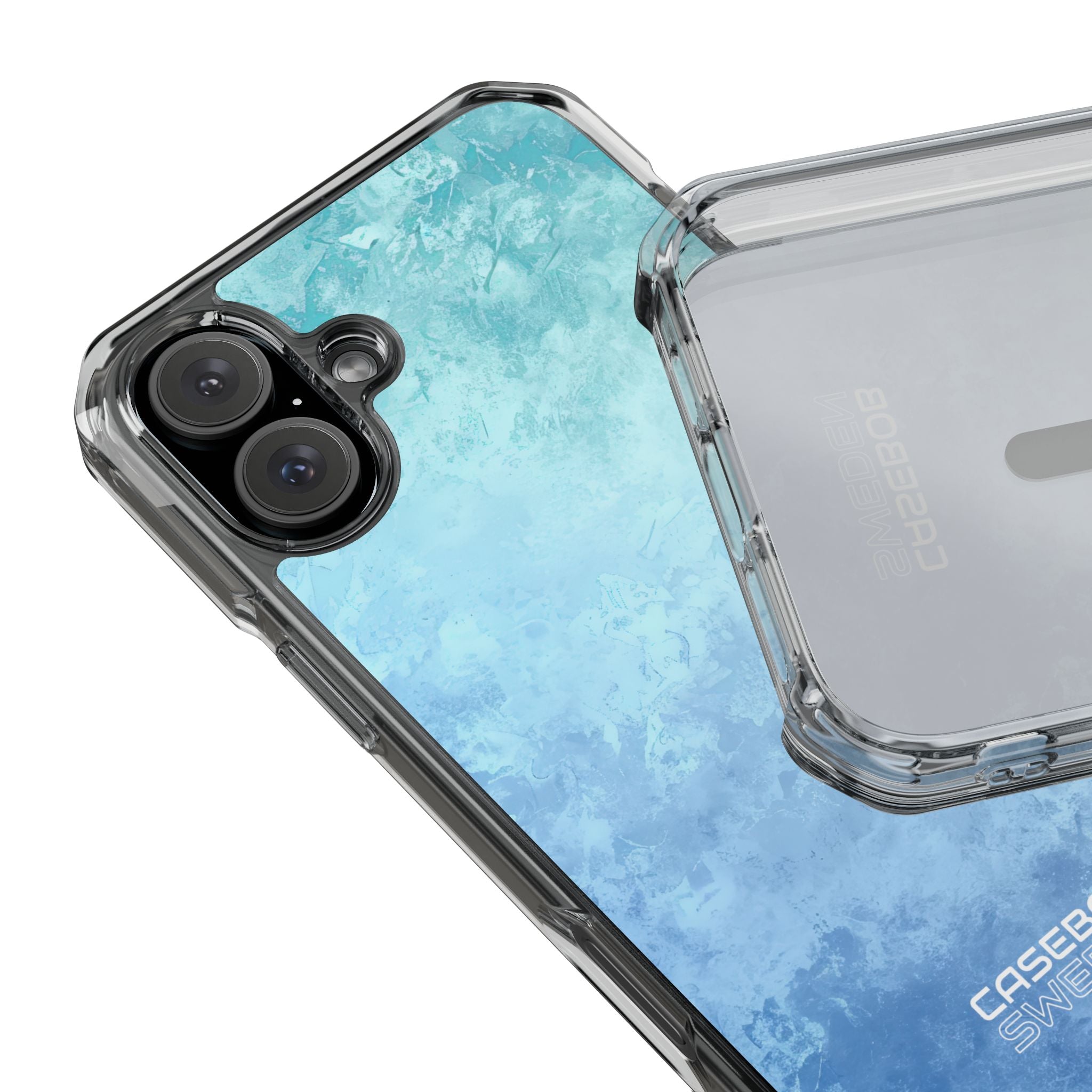 Ocean Mist Whisper iPhone 16 - Impact Clear+