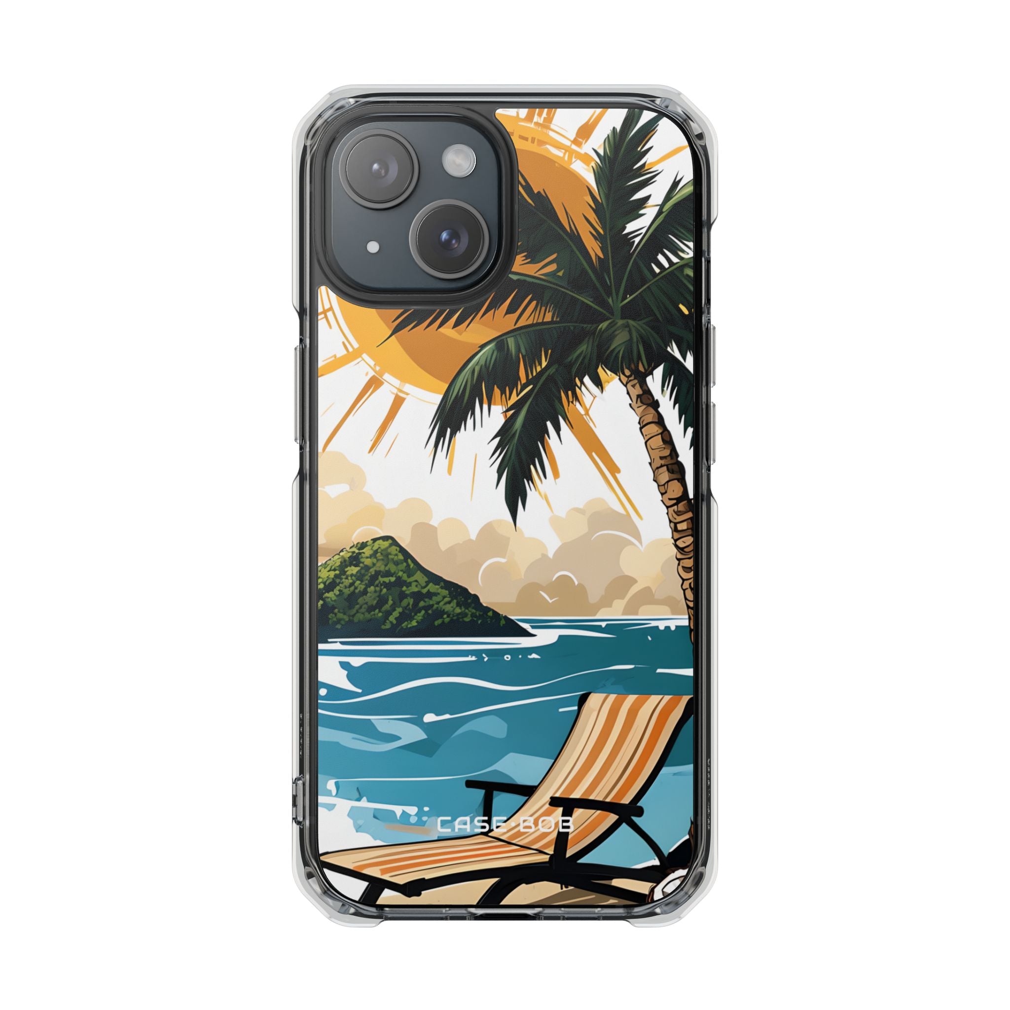 Palm Shade Radiance iPhone 15 Case - Impact