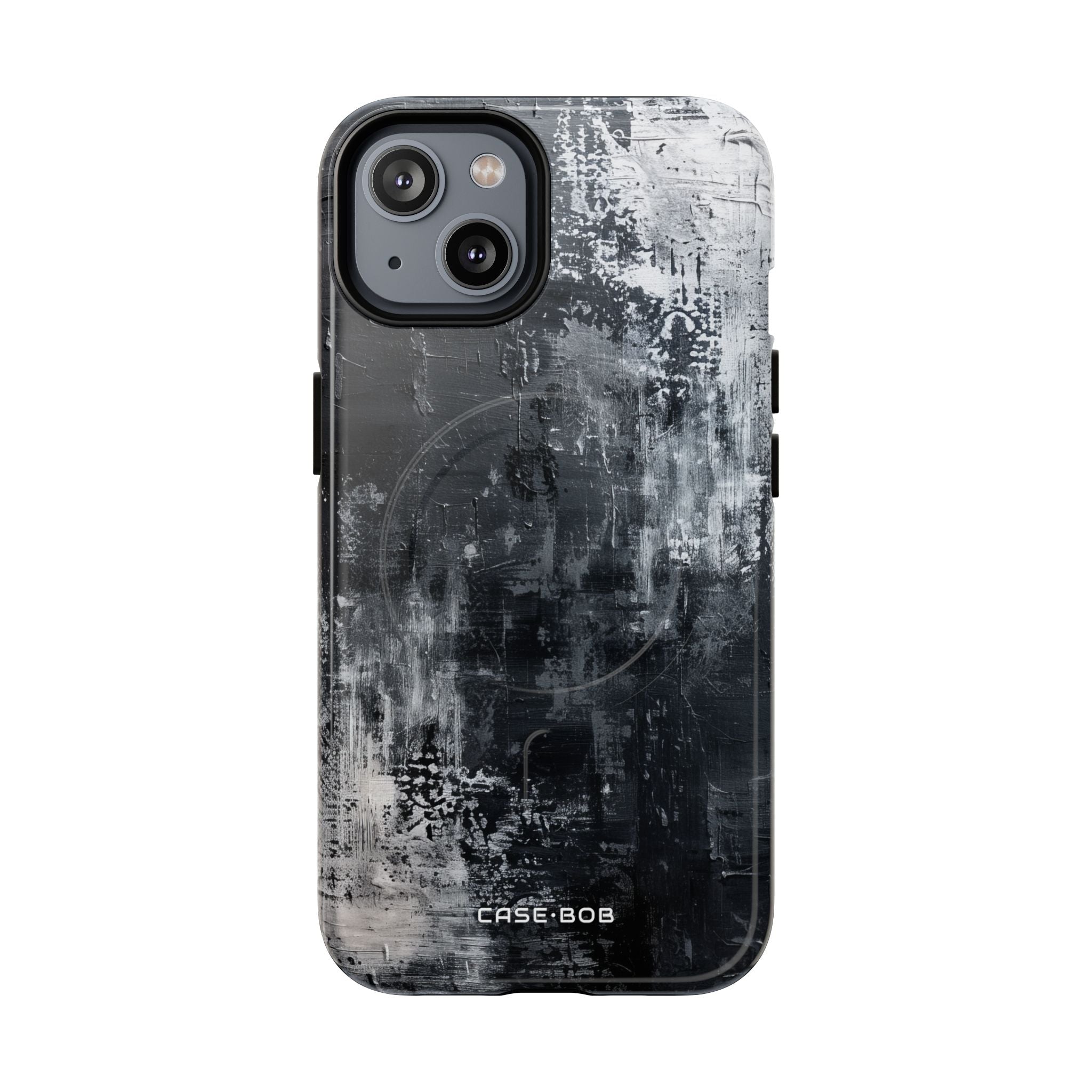 Textured Blackscape iPhone 14 Case - Tough+